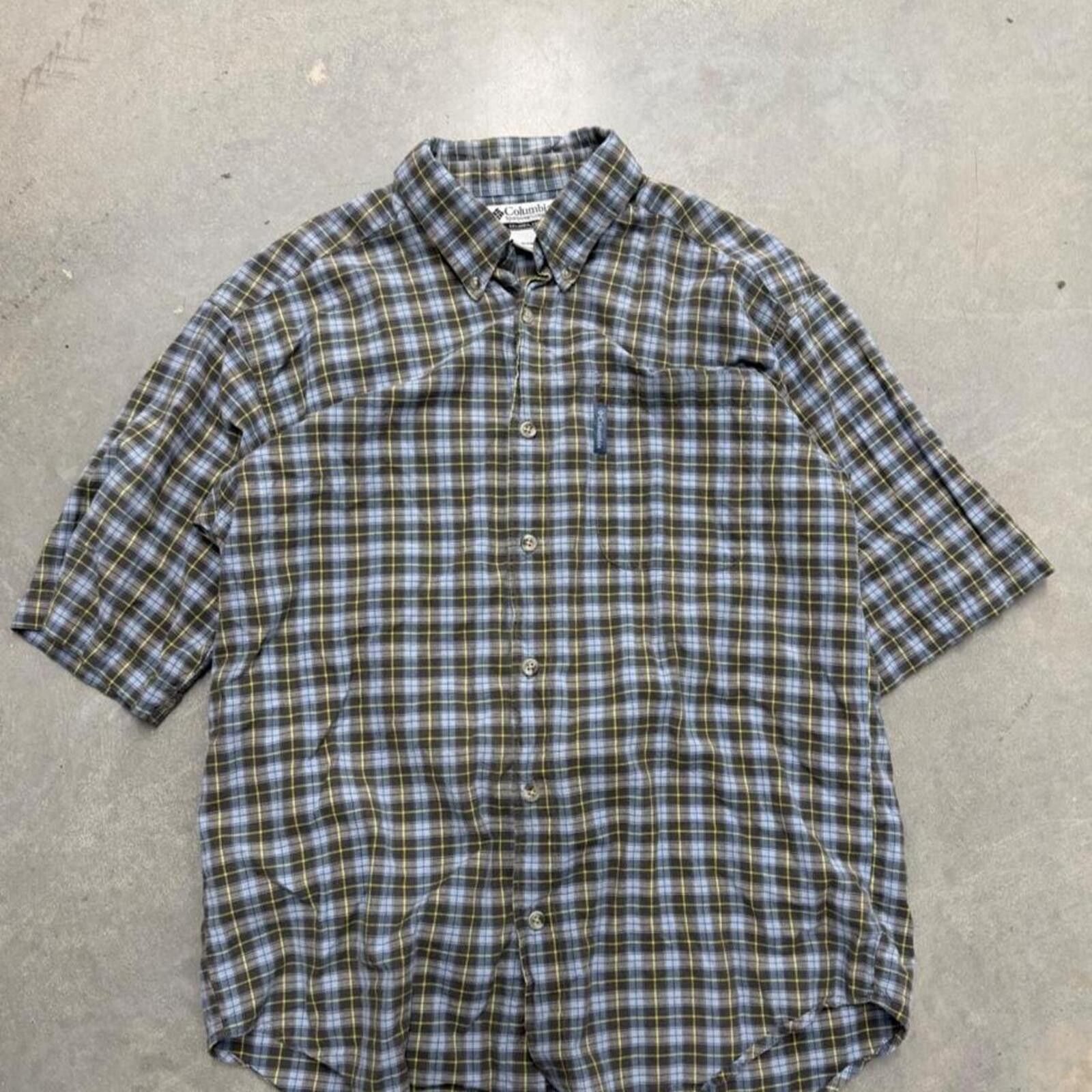 Columbia Y2K Columbia Sportswear Men’s Medium Plaid Button Up Size US M / EU 48-50 / 2 - 1 Thumbnail