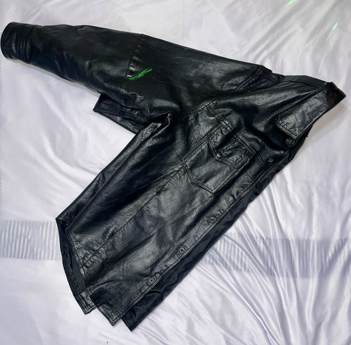 Other Vintage Leather King western shirt style jacket click snaps Size US XXL / EU 58 / 5 - 5 Thumbnail