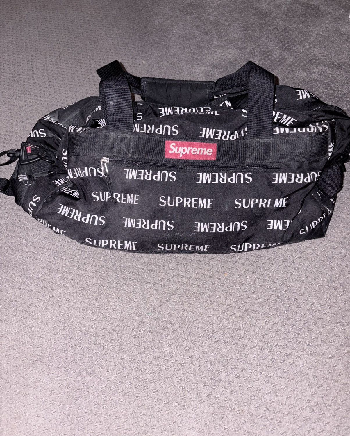 Supreme Supreme Duffle Bag - Black Size ONE SIZE - 1 Thumbnail