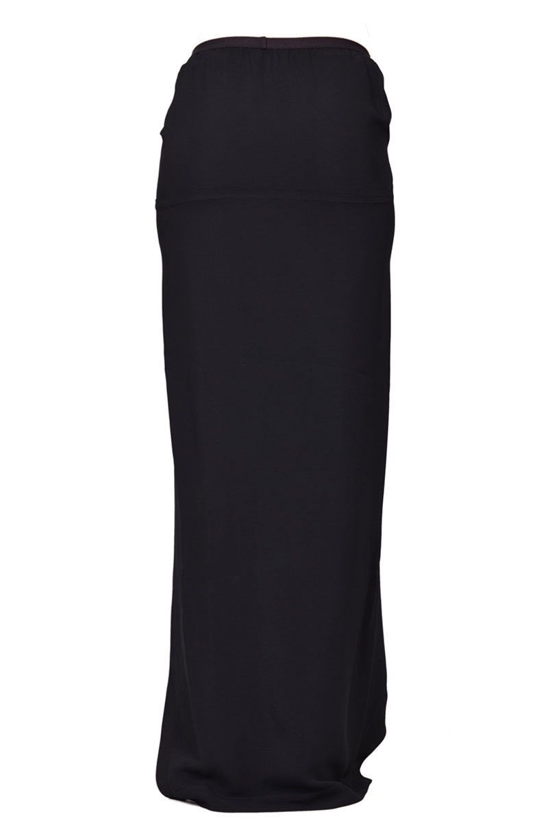Rick Owens Last Size Rick Owens Asymmetric Acetate & Viscose Maxi Skirt Size 30" / US 8 / IT 44 - 3 Thumbnail