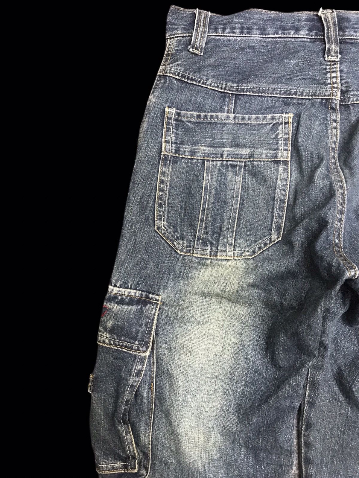 Vintage 💥BAGGY💥VINTAGE PIKO SURF CARGO DENIM F348 Size US 30 / EU 46 - 13 Thumbnail