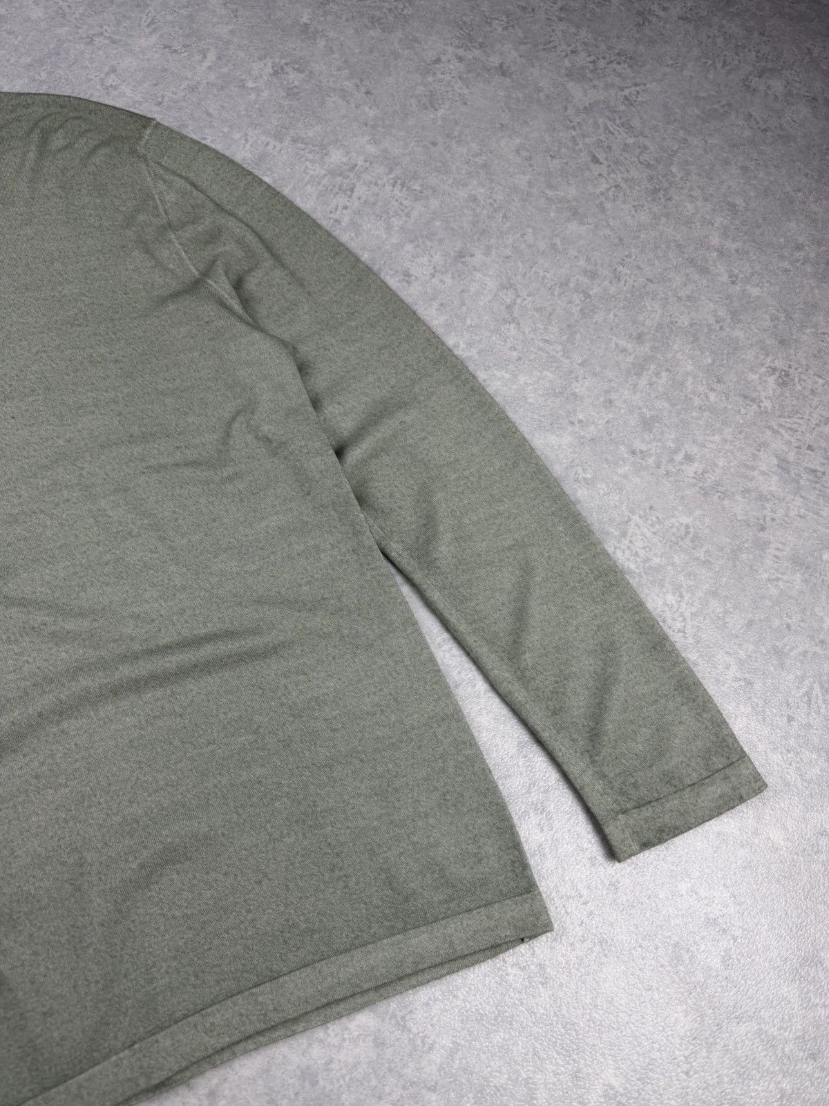 Zanieri Zanieri V-Neck Sweater XL 54 Wool Cashmere Blend Men’s Green Size US L / EU 52-54 / 3 - 2 Thumbnail