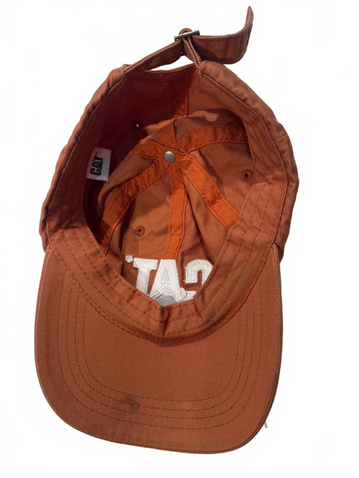 Caterpillar Orange Cat Caterpillar Tractors "Earth Movers" Orange Hat Size ONE SIZE - 5 Thumbnail