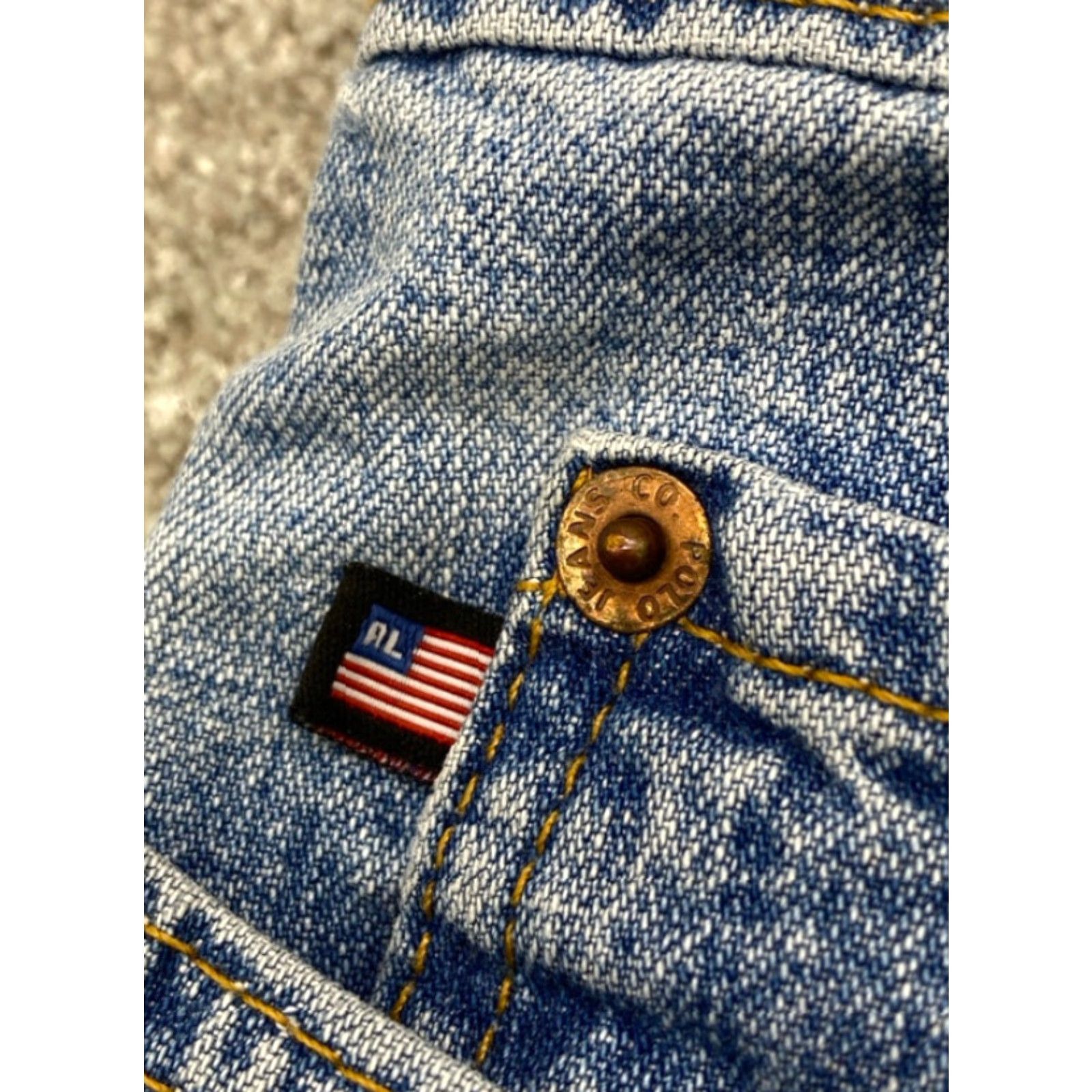 Ralph Lauren Polo Jeans by Ralph Lauren Jeans Womens 12x31 Blue Denim Cotton 5292 34x31 Blue Women Jeans 90s Style Straight Womens Size 24" / US 00 / IT 34 - 5 Thumbnail