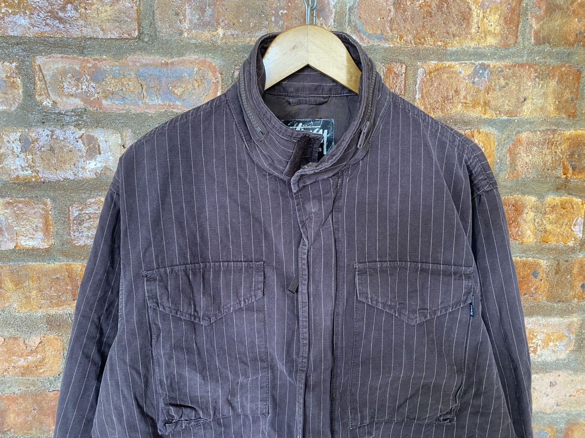 Stussy Vintage Stussy M56 Stripe Jacket Size US L / EU 52-54 / 3 - 3 Thumbnail