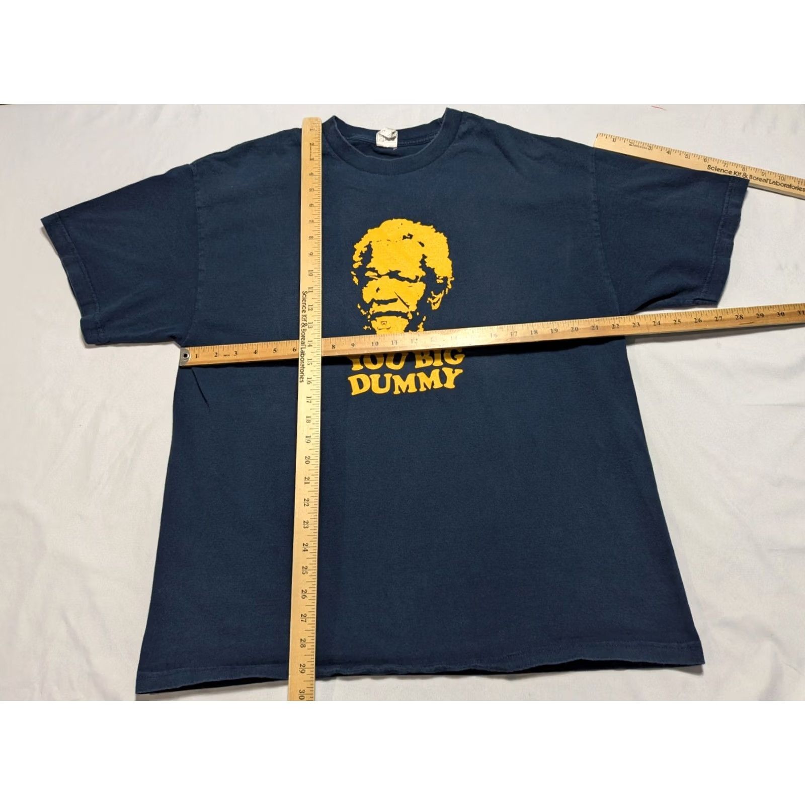 FRED VTG Y2K Fred Sanford & Son YOU BIG DUMMY Red Foxx Alstyle Men XL Blue T-Shirt Size US XL / EU 56 / 4 - 7 Thumbnail
