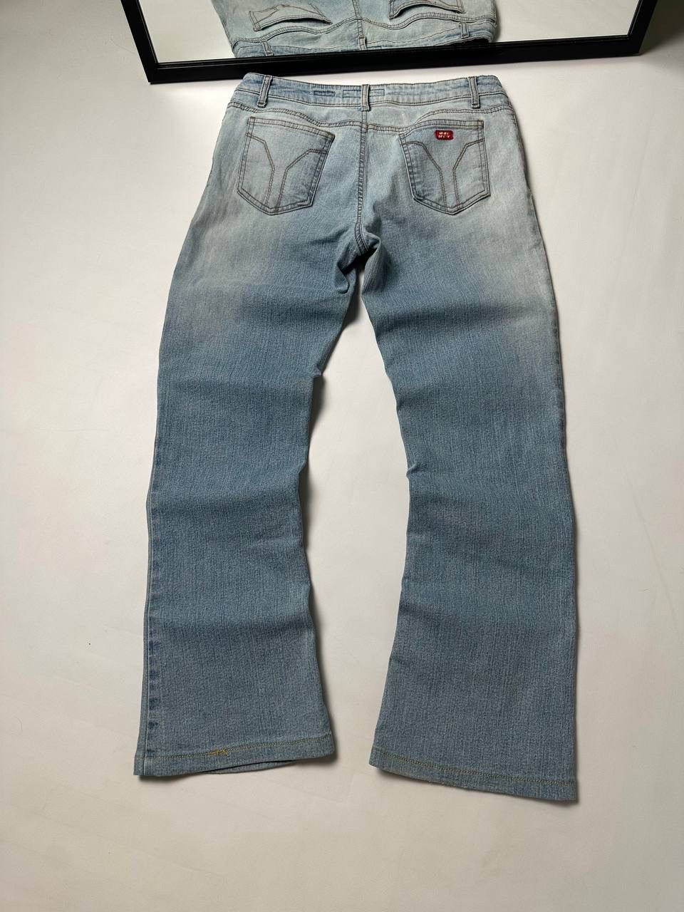 Miss Sixty Vintage Miss Sixty Flared Washed Jeans 🔥 Size 32" / US 10 / IT 46 - 2 Thumbnail