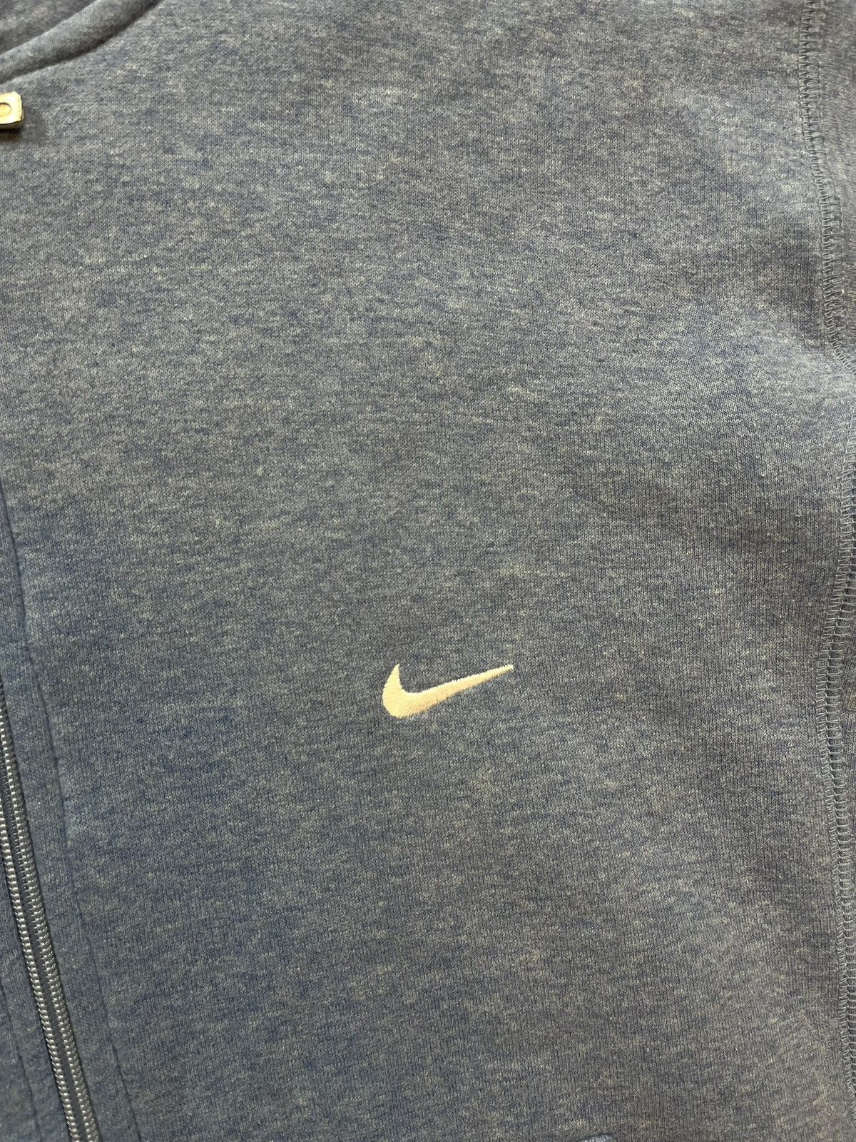 Nike × Vintage 90s Nike Air Max Vintage Y2K Boxy Big Logo Zip Retro Hoodie Size US M / EU 48-50 / 2 - 4 Thumbnail
