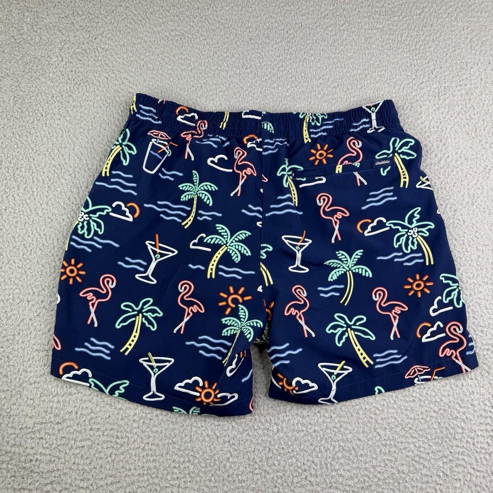 Chubbies Chubbies Neon Glades Swim Trunks Men's XL (34x5.5) Lined Size US 36 / EU 52 - 9 Thumbnail