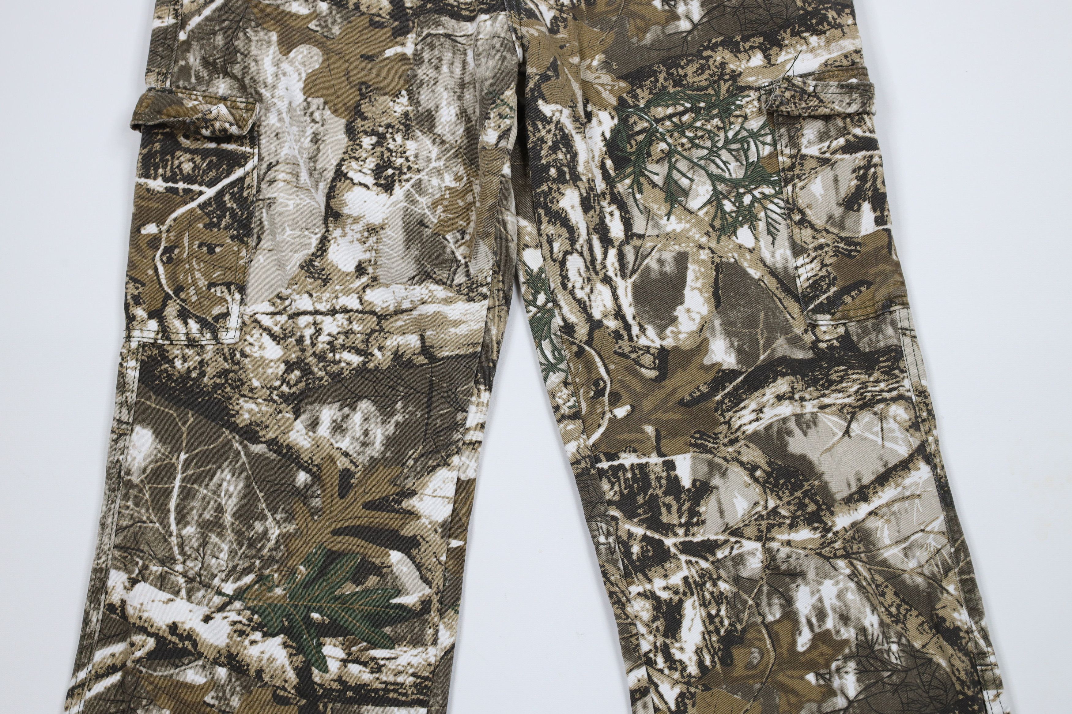 Vintage Vintage 90s Streetwear Faded Camouflage Wide Leg Cargo Pants Size US 34 / EU 50 - 3 Thumbnail