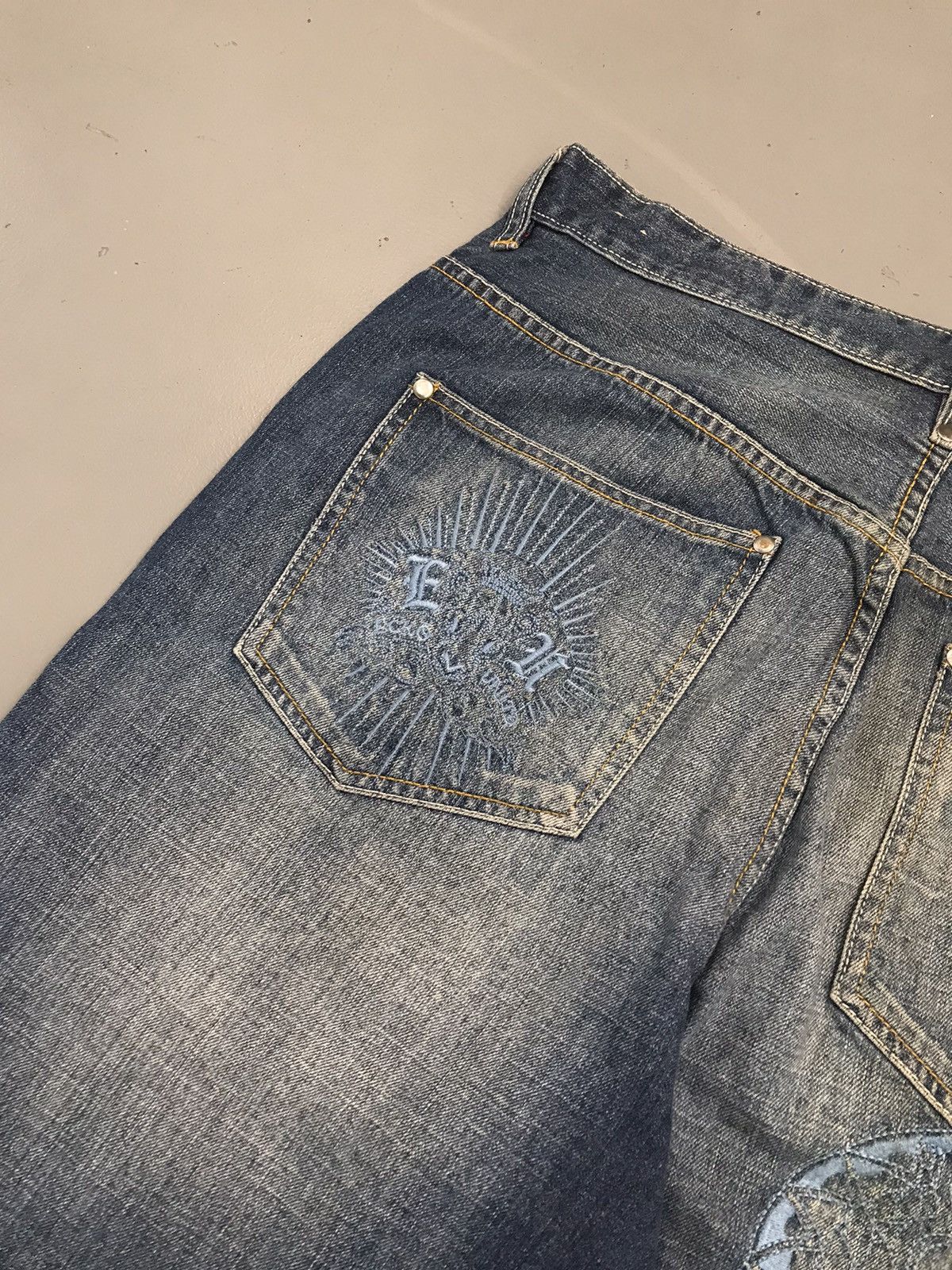 Ecko Unltd. × Vintage Vintage rare ECKO UNLTD snake 🐍 embroidered denim Size US 36 / EU 52 - 11 Thumbnail