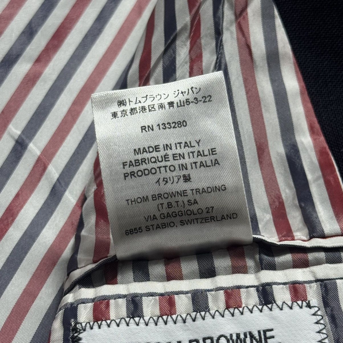 Thom Browne Fresco Box Pleat Cardigan Jacket Women Size S / US 4 / IT 40 - 16 Thumbnail