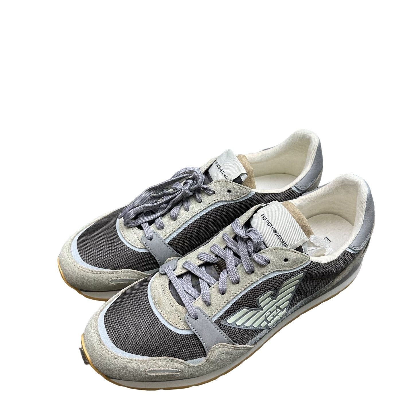 Emporio Armani Emporio Armani Suede Mesh Sneakers Size 44 Size US 11 / EU 44 - 1 Thumbnail
