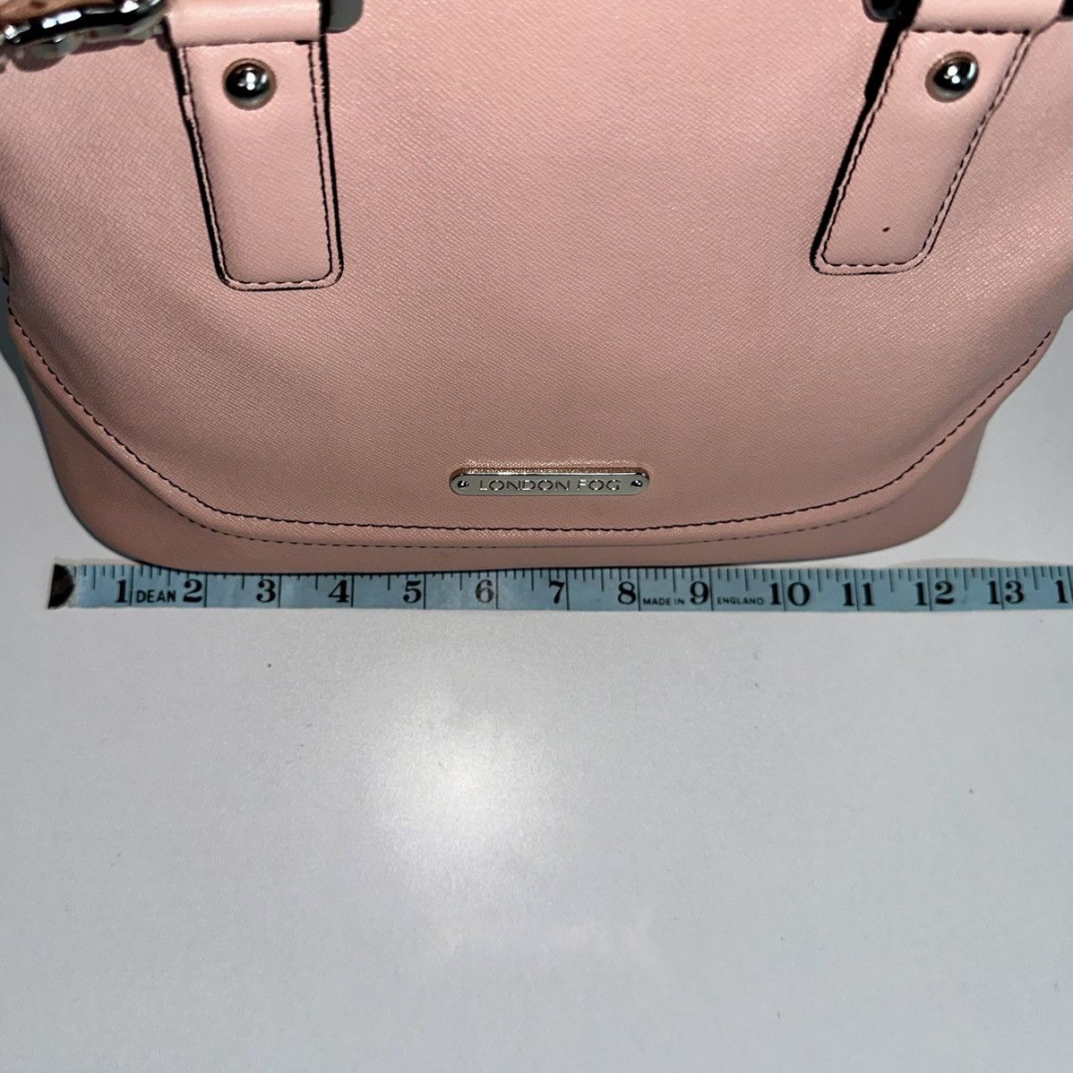 London Fog London Fog Pastel Pink Dome Top Handle Satchel Shoulder Bag Size ONE SIZE - 11 Thumbnail