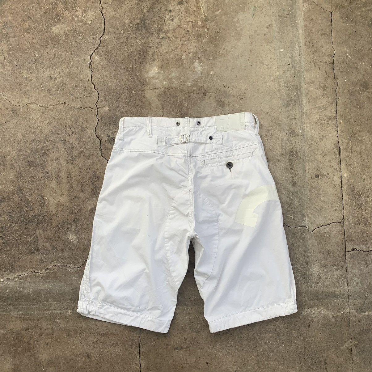 G-Star × Vintage Vintage G-Star Raw Big Logo Cargo Shorts Size US 32 / EU 48 - 11 Thumbnail