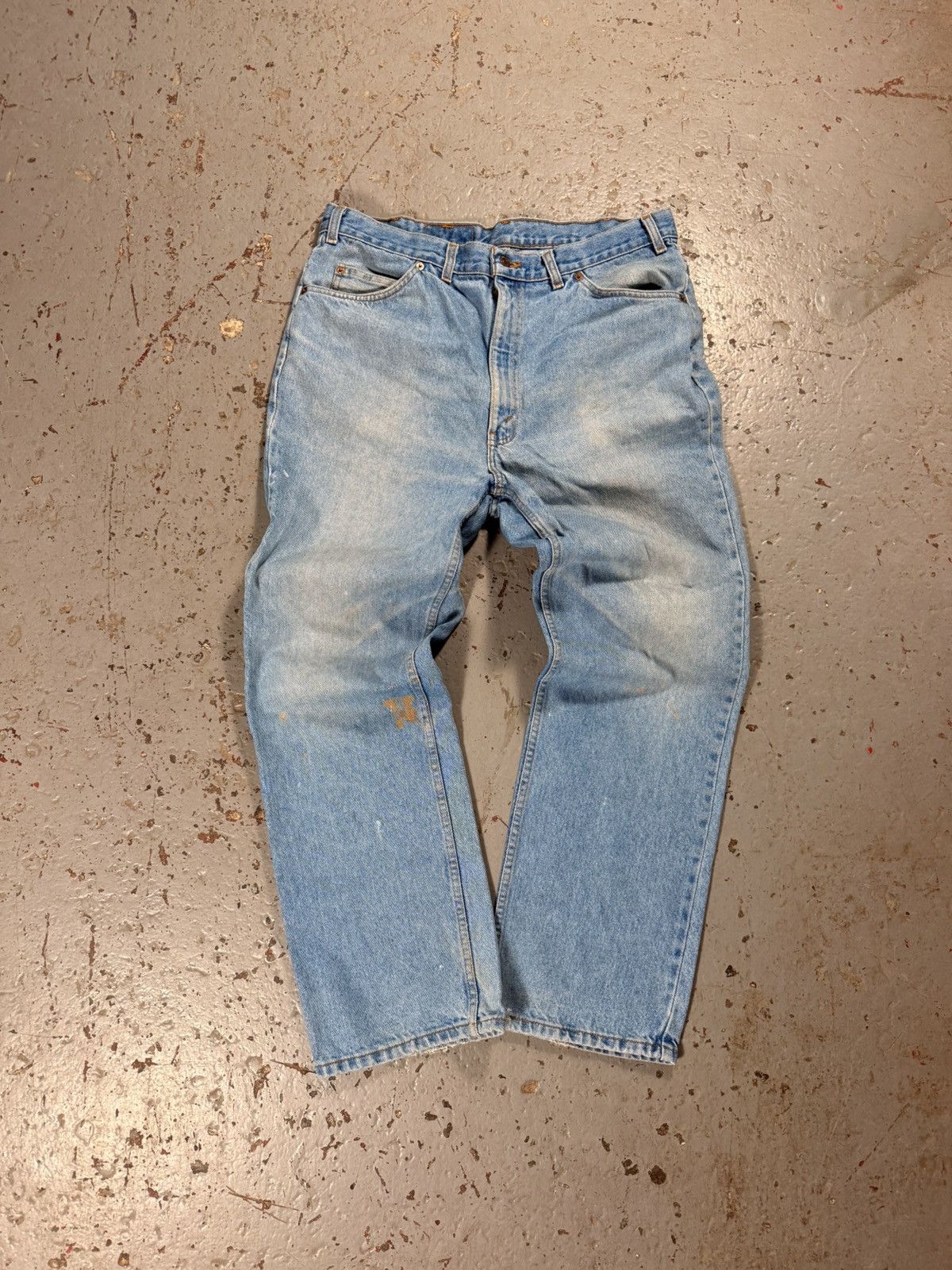 Levi's Vintage Paint Splash Classic Orange Tag Levi Denim Pants Size US 36 / EU 52 - 1 Thumbnail
