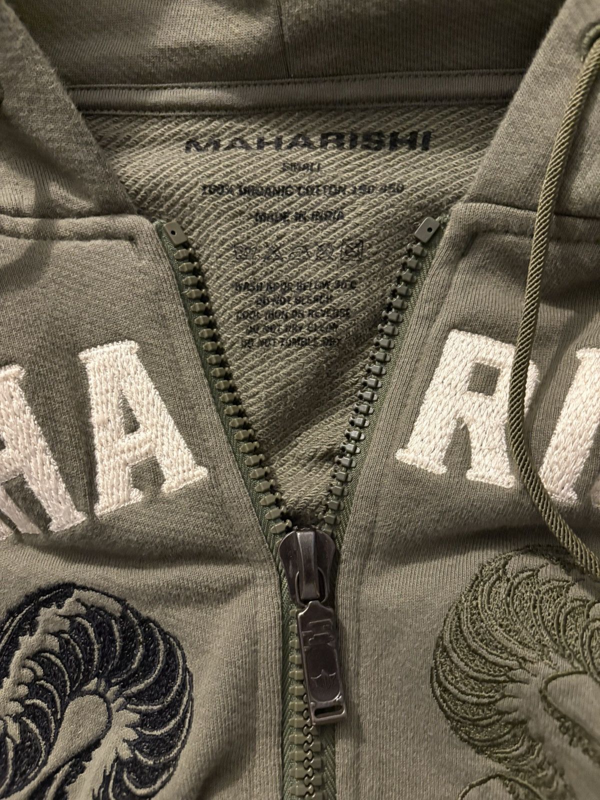 Maharishi Cobra Zipped Hooded Sweat Size US S / EU 44-46 / 1 - 3 Thumbnail