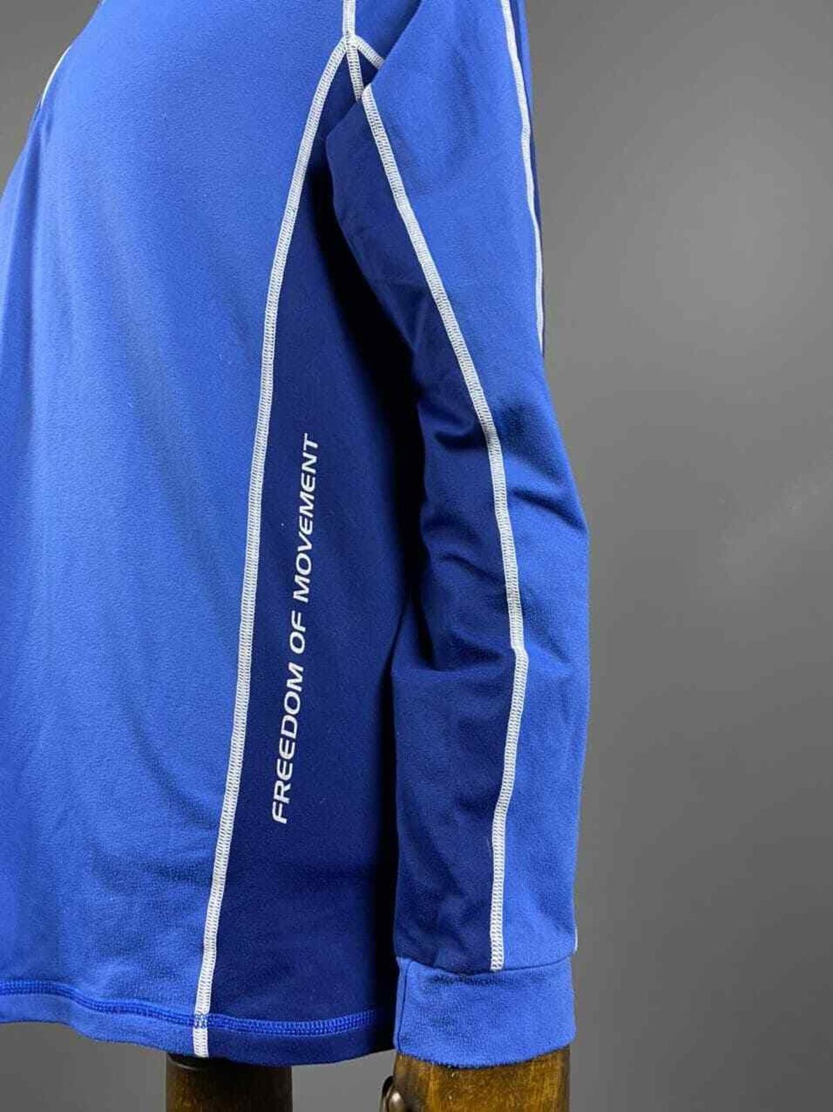 KJUS Men Kjus Systems Blue High Neck 1/4 Zip Fleece Sweater Size US M / EU 48-50 / 2 - 5 Thumbnail