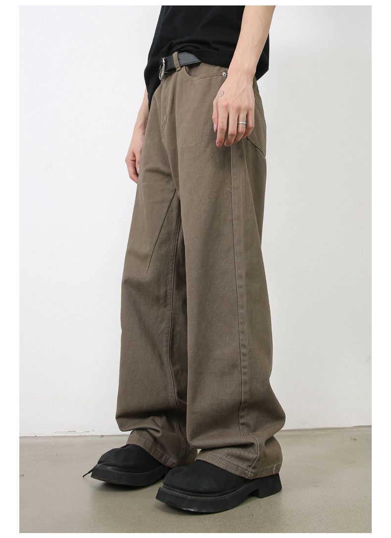 Japanese Brand Retro loose American casual cleanfit straight jeans Size US 32 / EU 48 - 4 Thumbnail