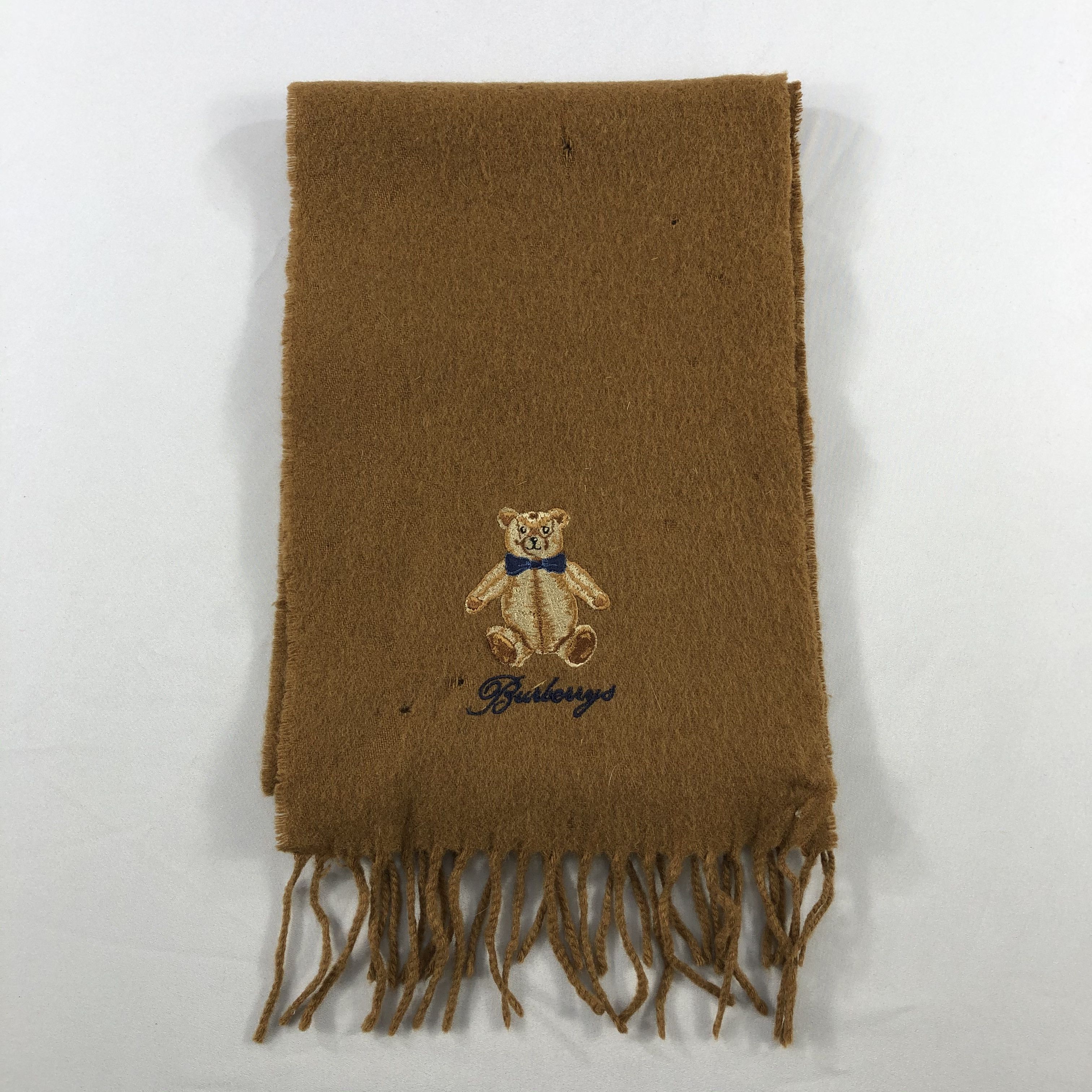 Burberry × Vintage Vintage Burberry Scarf - WW3296 Size ONE SIZE - 9 Thumbnail