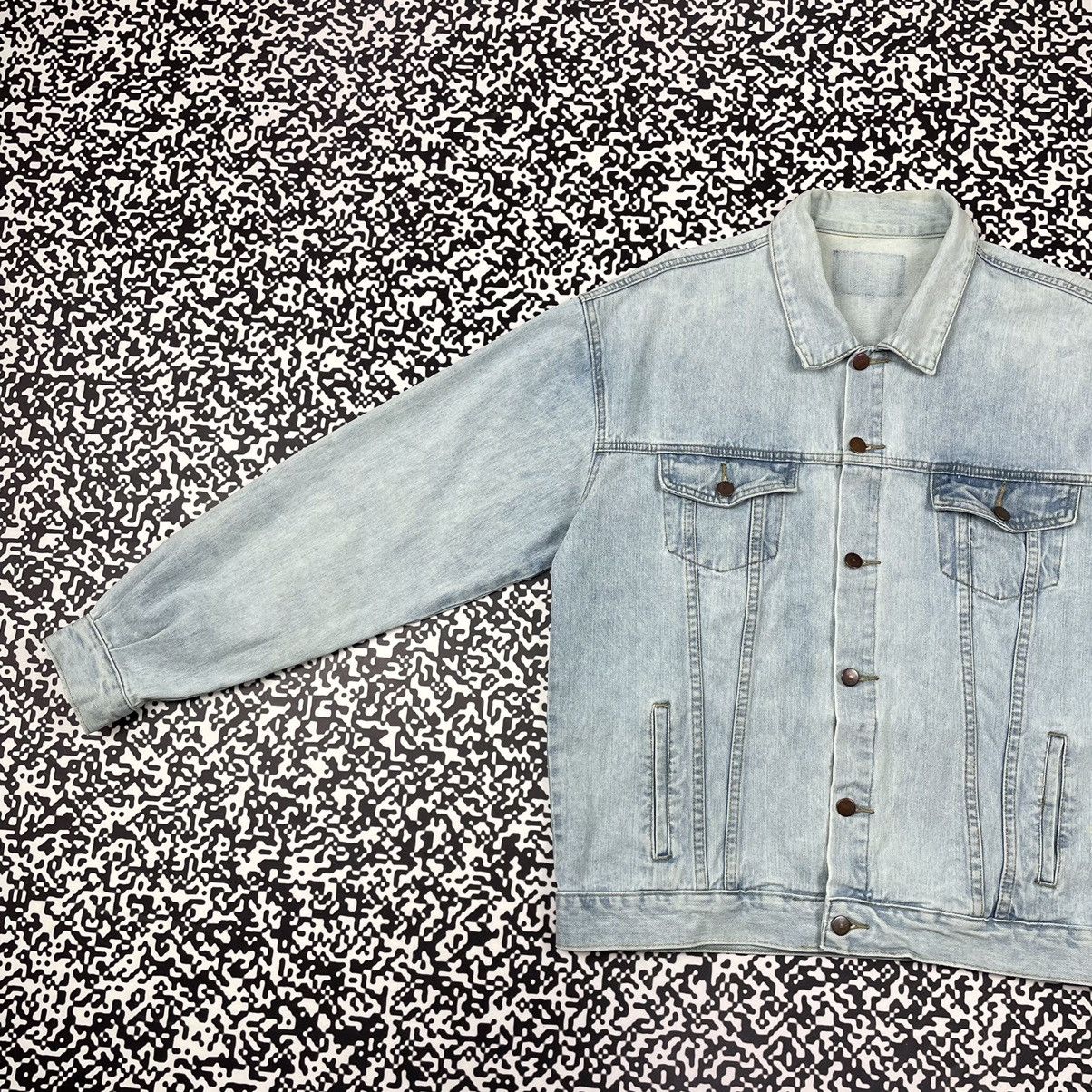 Japanese Brand × Vintage Vintage Y2K Japanese PABLO PABLO Rap Denim Jacket Kanye West Size US XL / EU 56 / 4 - 10 Thumbnail