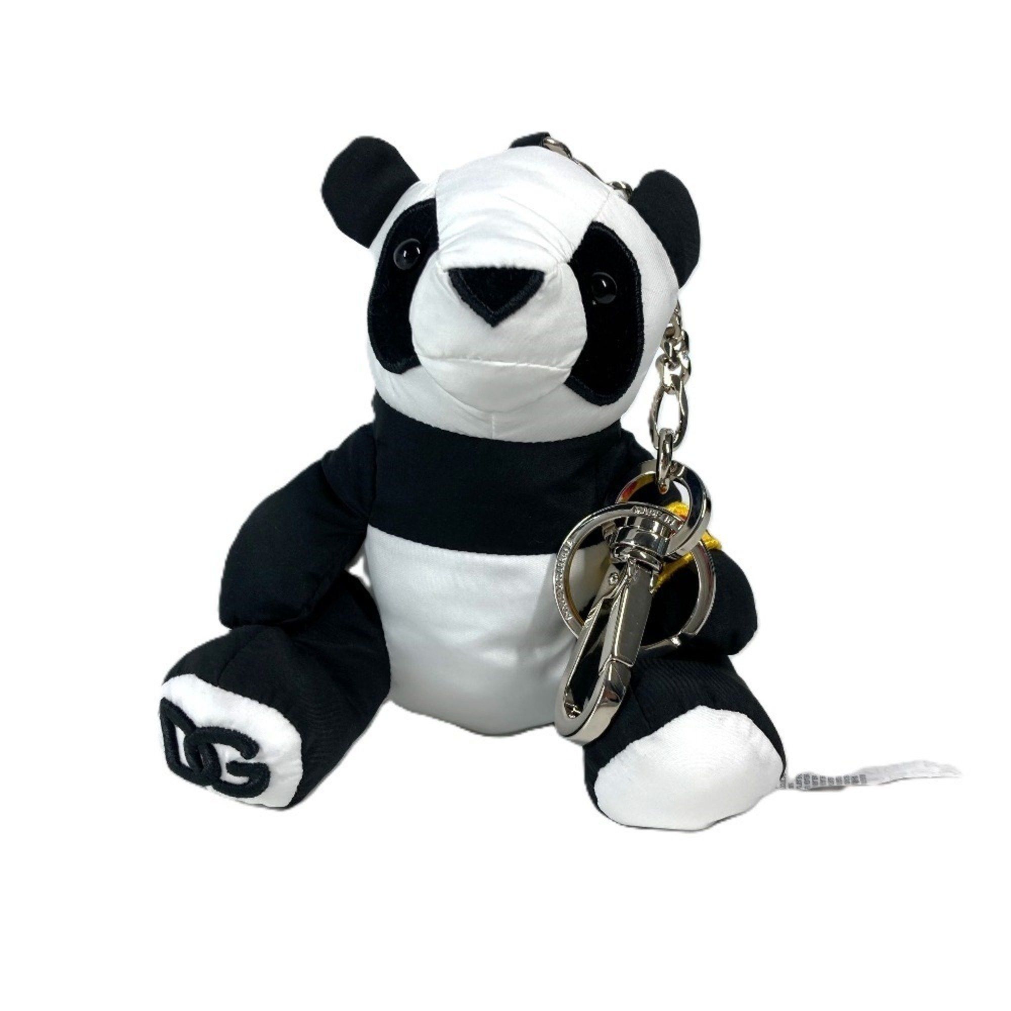 Dolce & Gabbana DOLCE&GABBANA Jujutsu Kaisen collaboration panda bag charm keychain nylon men's women's black white