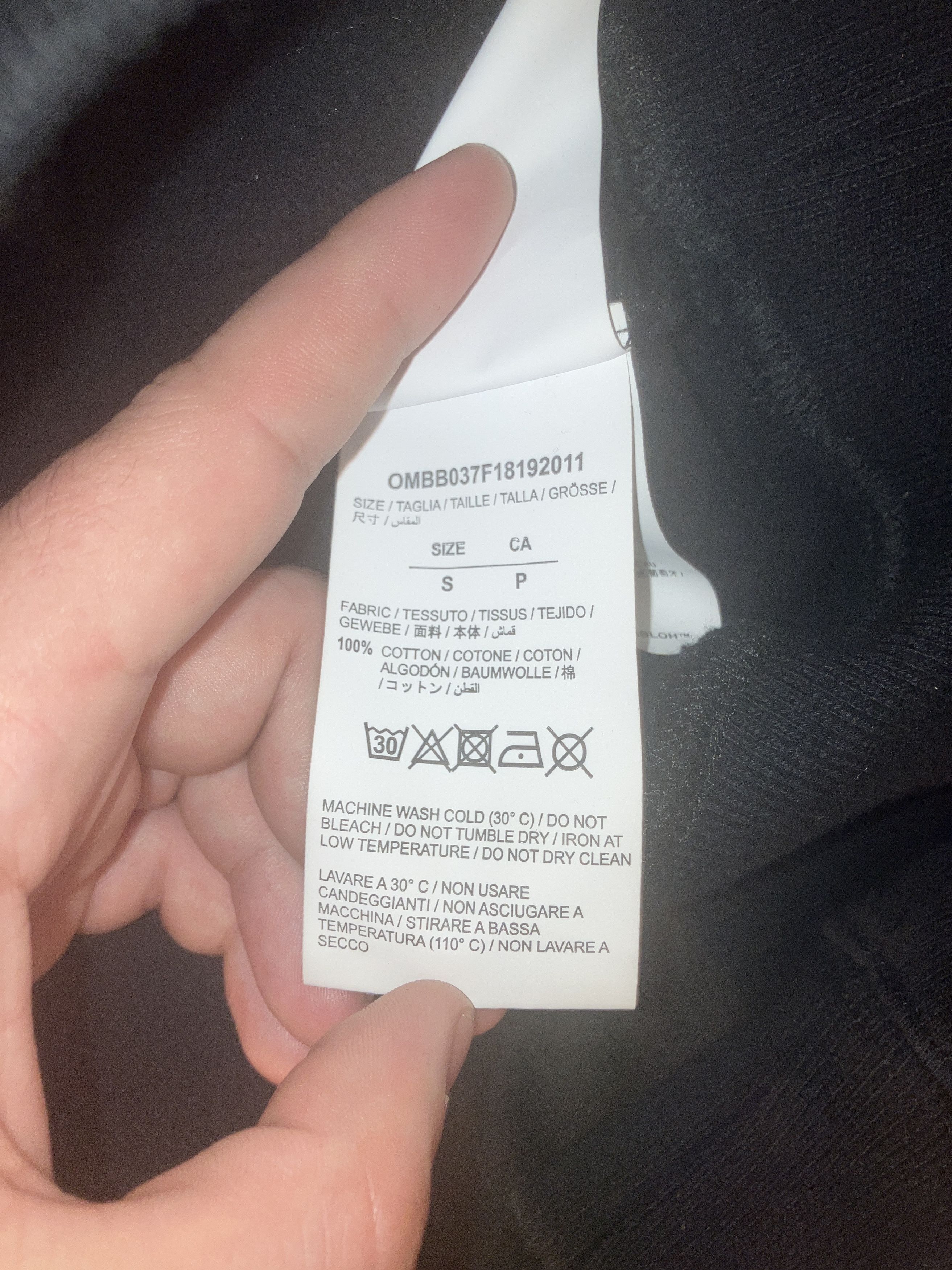 Off-White × Virgil Abloh "Business Casual" 2019 Hoodie Size US S / EU 44-46 / 1 - 6 Thumbnail