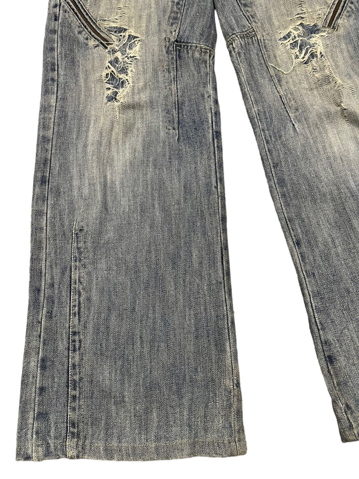 Japanese Brand Vintage Japanese Brand Distressed Avant Garde Baggy Jeans Size US 34 / EU 50 - 5 Thumbnail