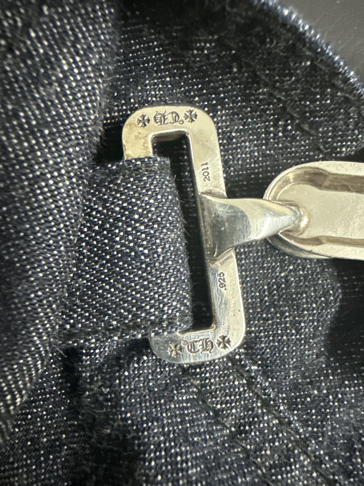 Chrome Hearts CHROME HEARTS CROSS PATCH APRON BLUE Size ONE SIZE - 11 Thumbnail