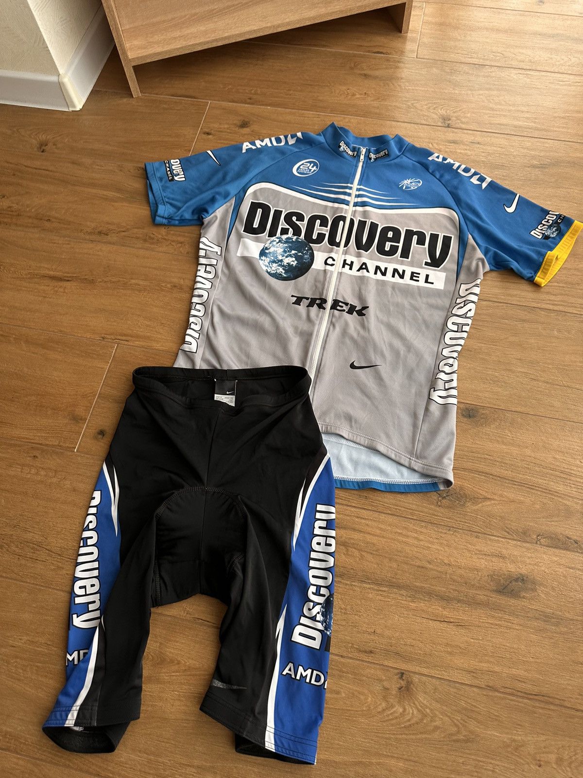 Bicycle × Nike × Vintage Vintage Nike Discovery AMD Trek Cycling Set Size US XL / EU 56 / 4 - 6 Thumbnail