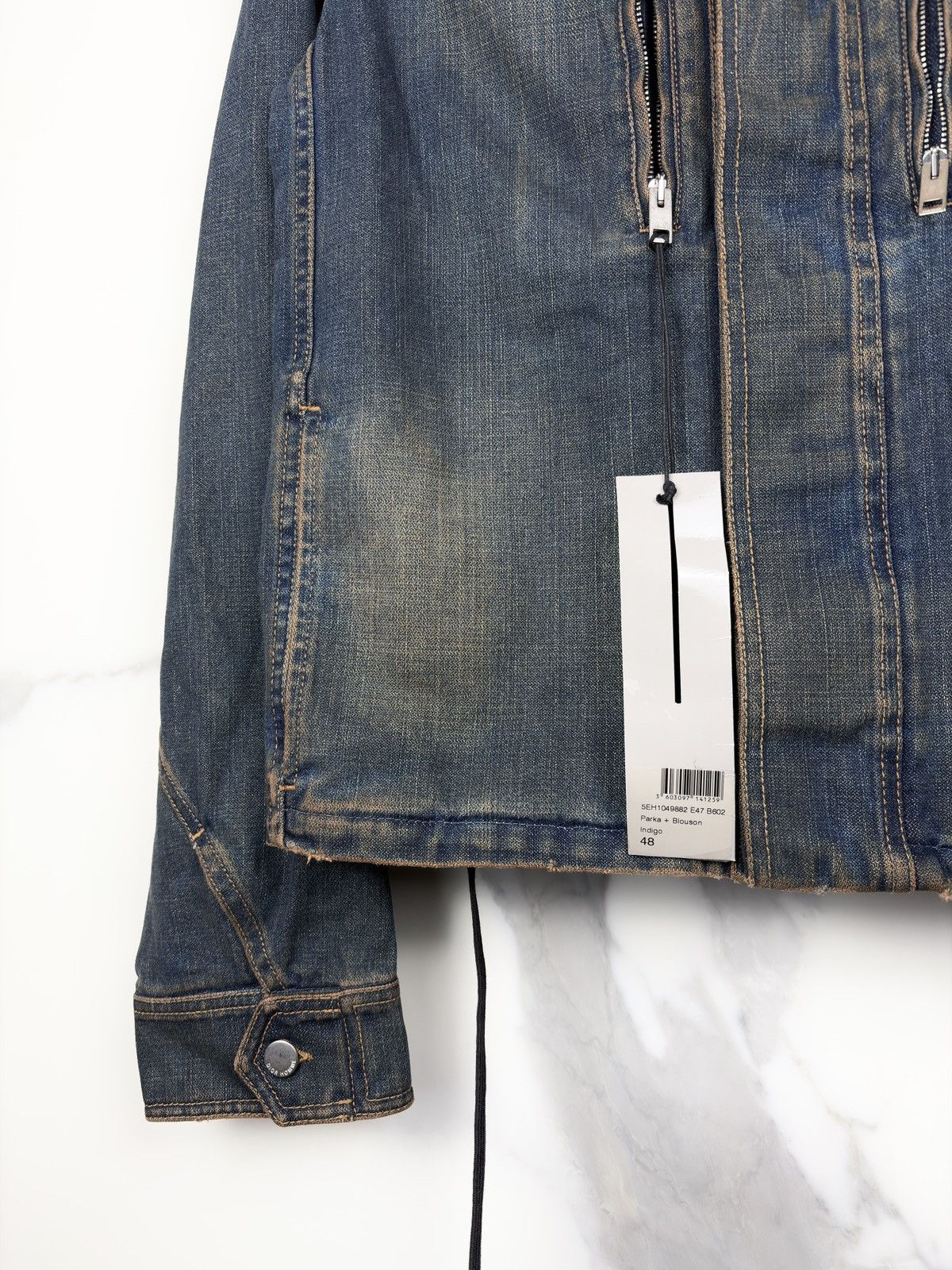 Dior × Hedi Slimane SS05 Dior Homme Beck Rust Orange F2 Military Denim Jacket Size US M / EU 48-50 / 2 - 3 Thumbnail