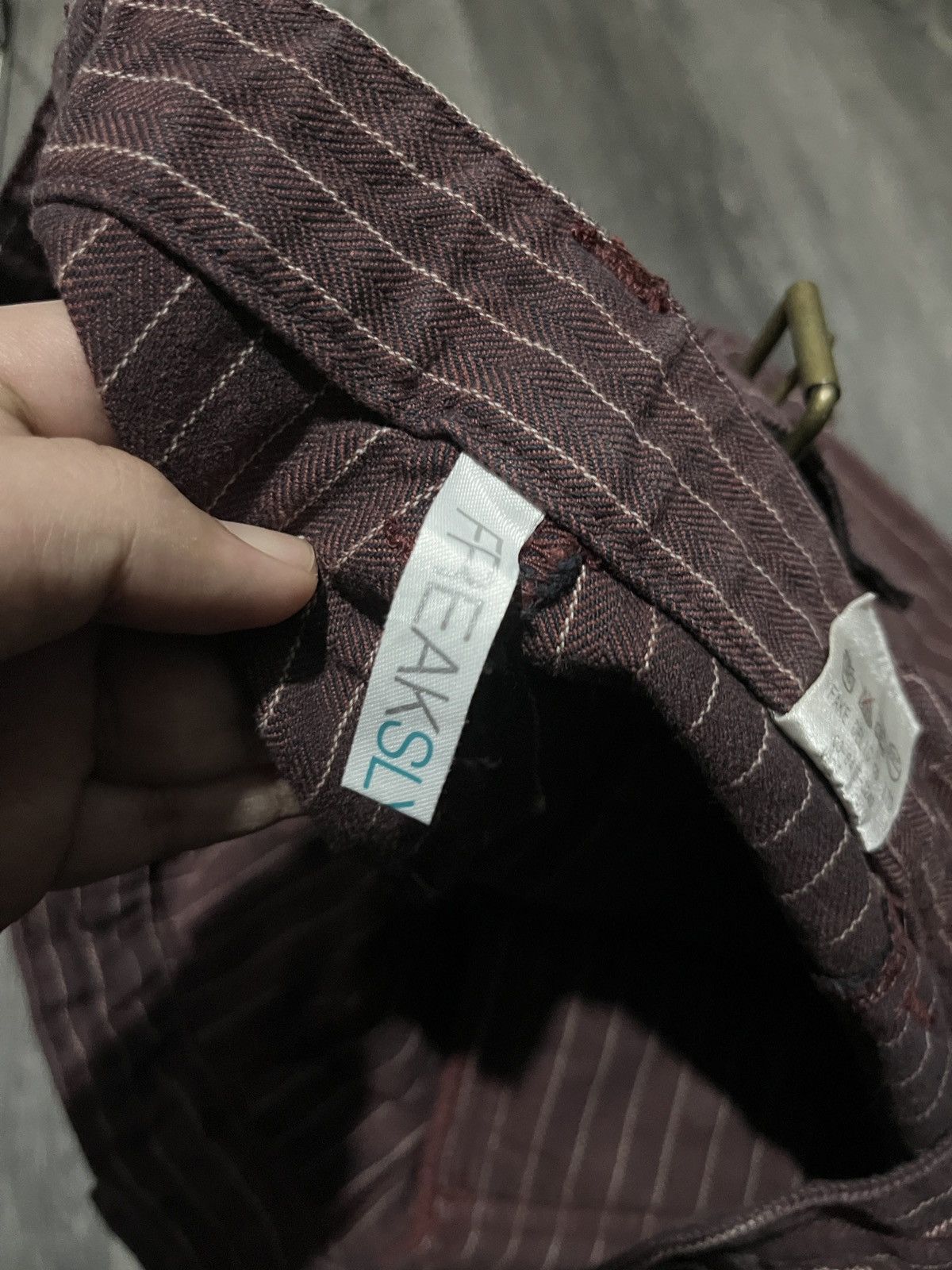 Hysteric Glamour FakeDelic.Co Bondage Bootcut/Flare Pant Hickory Size US 27 - 10 Thumbnail