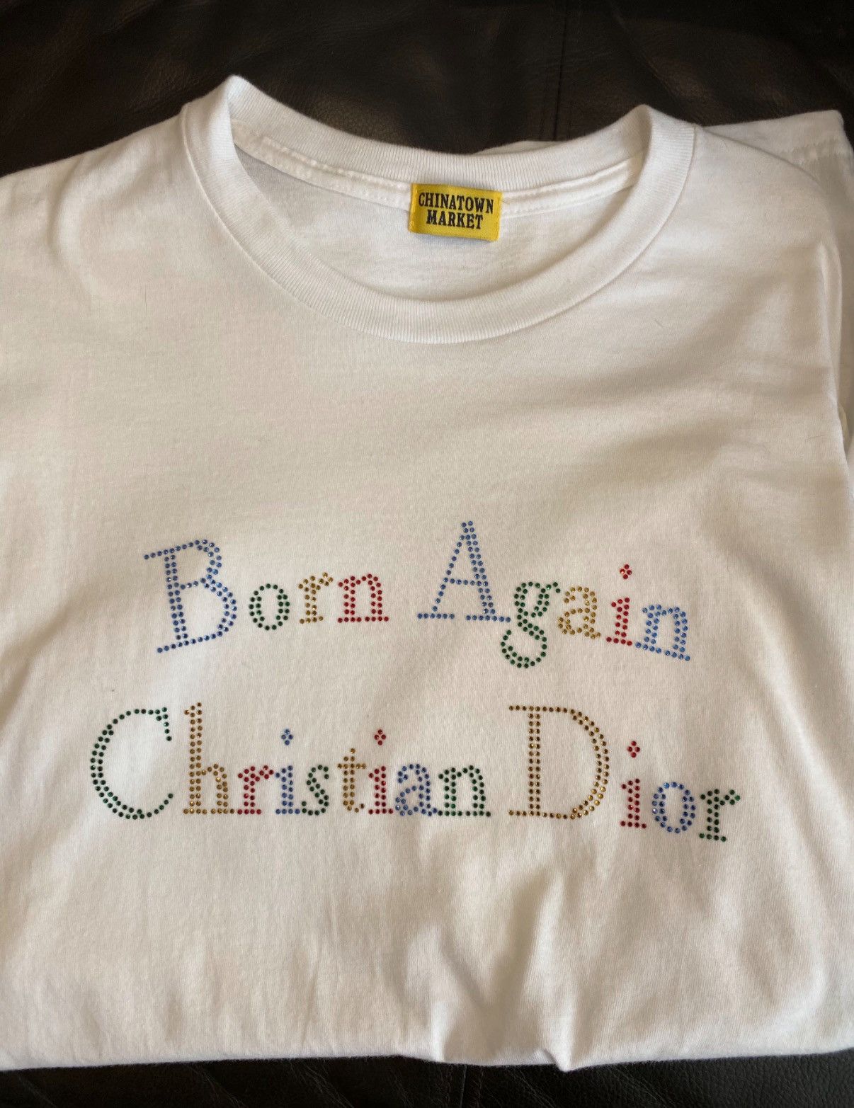 BORN AGAIN CHRISTIAN DIOR - Very rare rainbow rhinestone