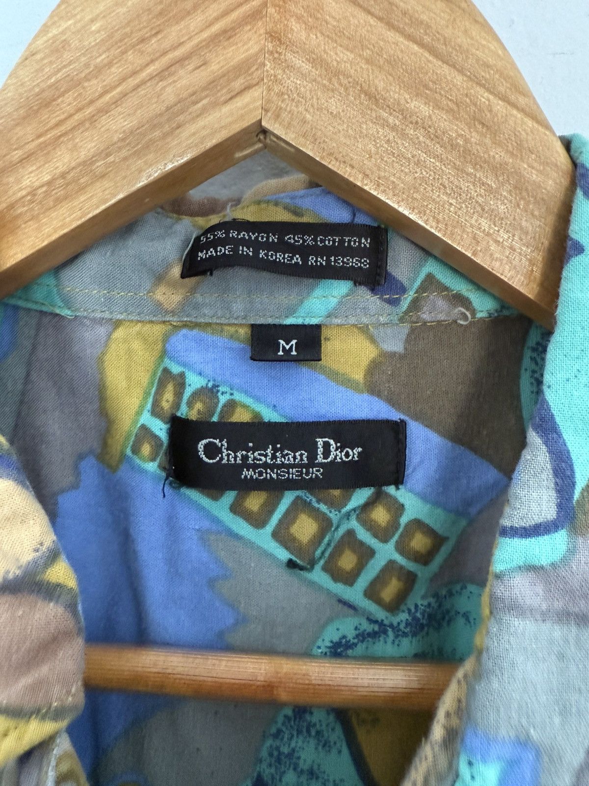 Christian Dior Monsieur Vintage Dior Monsieur abstract button down Size US M / EU 48-50 / 2 - 2 Thumbnail