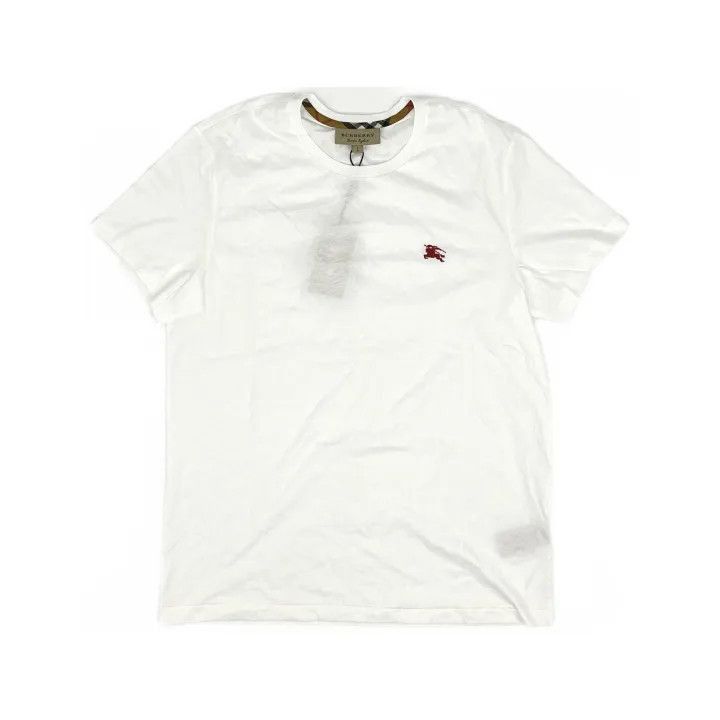 Burberry Burberry Burberry Embroidered White Short Sleeve T-Shirt-2 Size US L / EU 52-54 / 3 - 2 Thumbnail