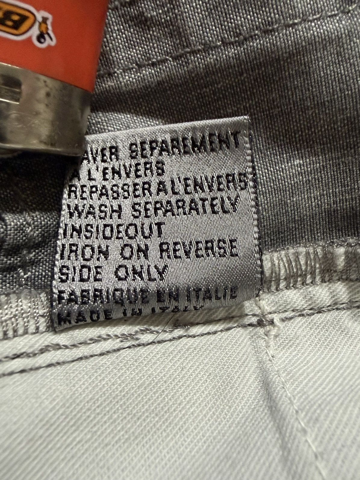Dior SS 06 Dior Homme White Painted Denim Size US 30 / EU 46 - 7 Thumbnail
