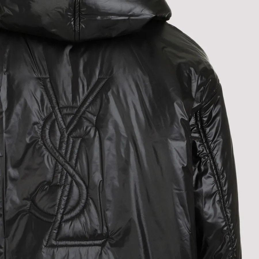Saint Laurent Paris o1tp1o0325 Cassandre Anorak In Nylon in Black Size US M / EU 48-50 / 2 - 5 Thumbnail