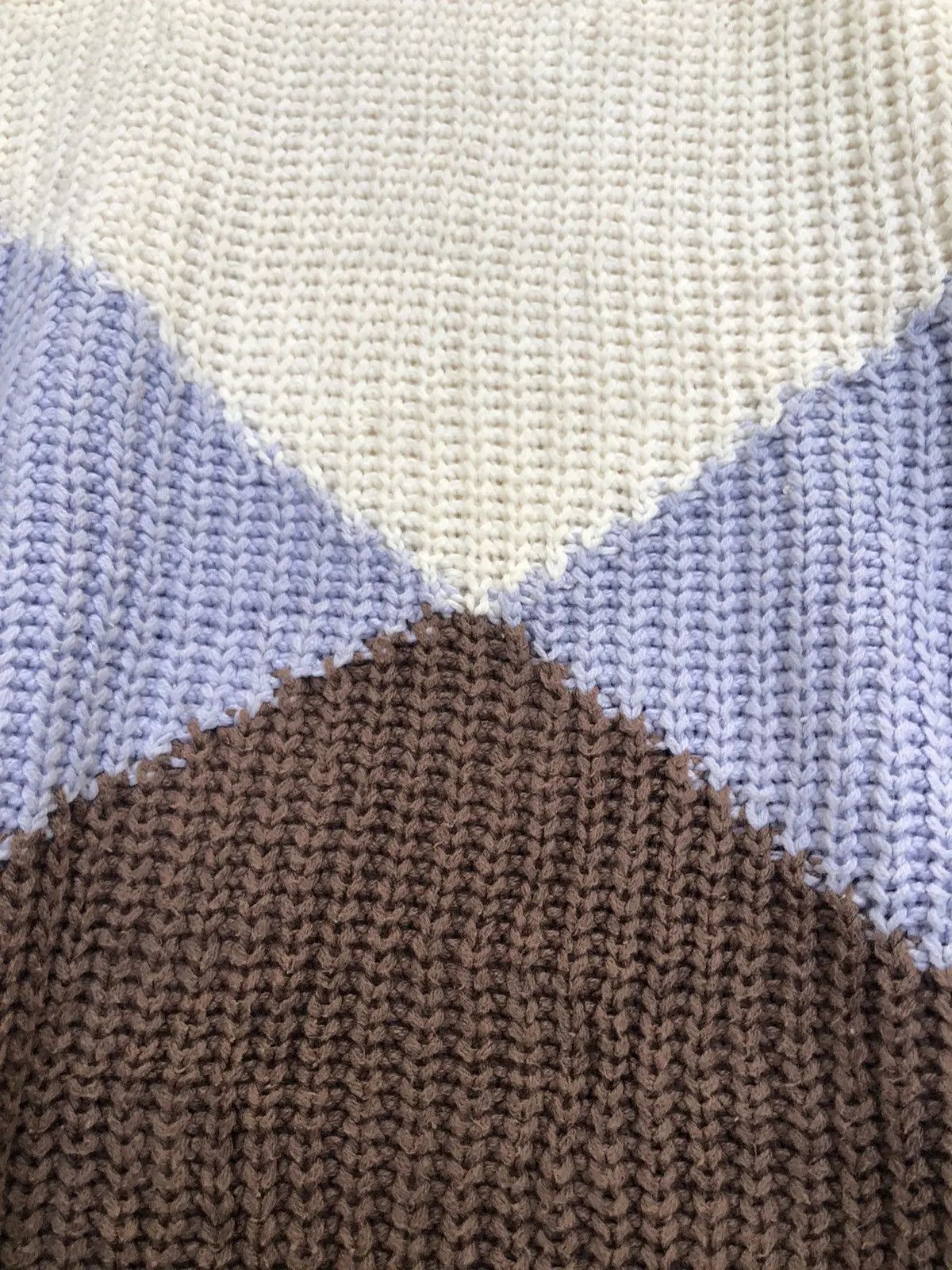 Designer × Homespun Knitwear Alicia Pageboy Stripe Pure Knit Memeri/Jumper Knitsweater Size US XL / EU 56 / 4 - 6 Thumbnail