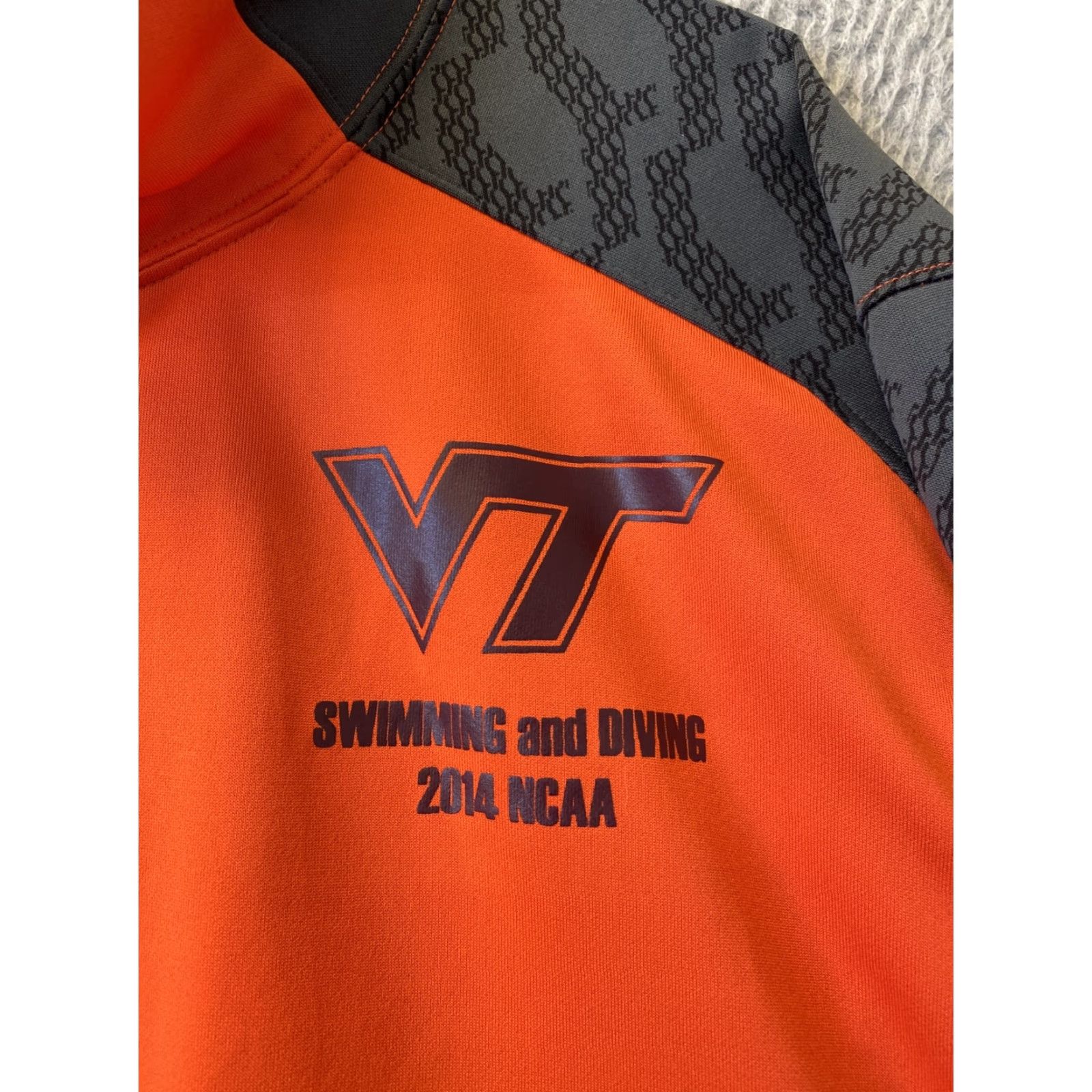 Nike Nike Men's 2XL Athletic Jacket Orange Polyester Stretch Pockets 95-33 Size US XXL / EU 58 / 5 - 3 Thumbnail
