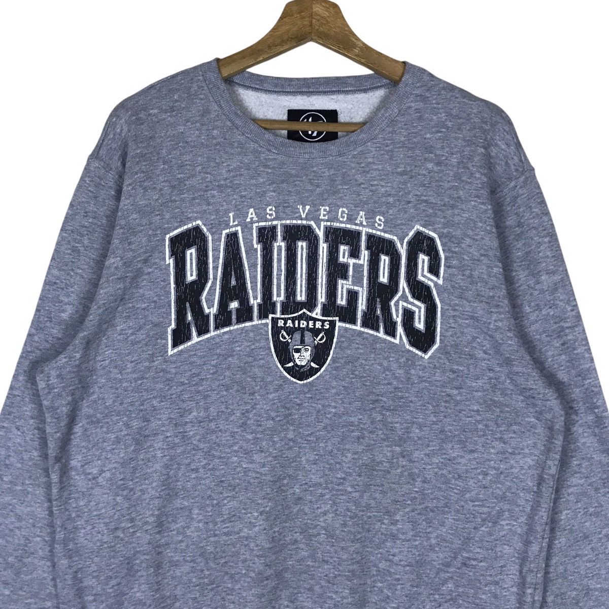 47 Vintage 47 Raiders Pullover Jumper Sweatshirt Size US M / EU 48-50 / 2 - 2 Thumbnail