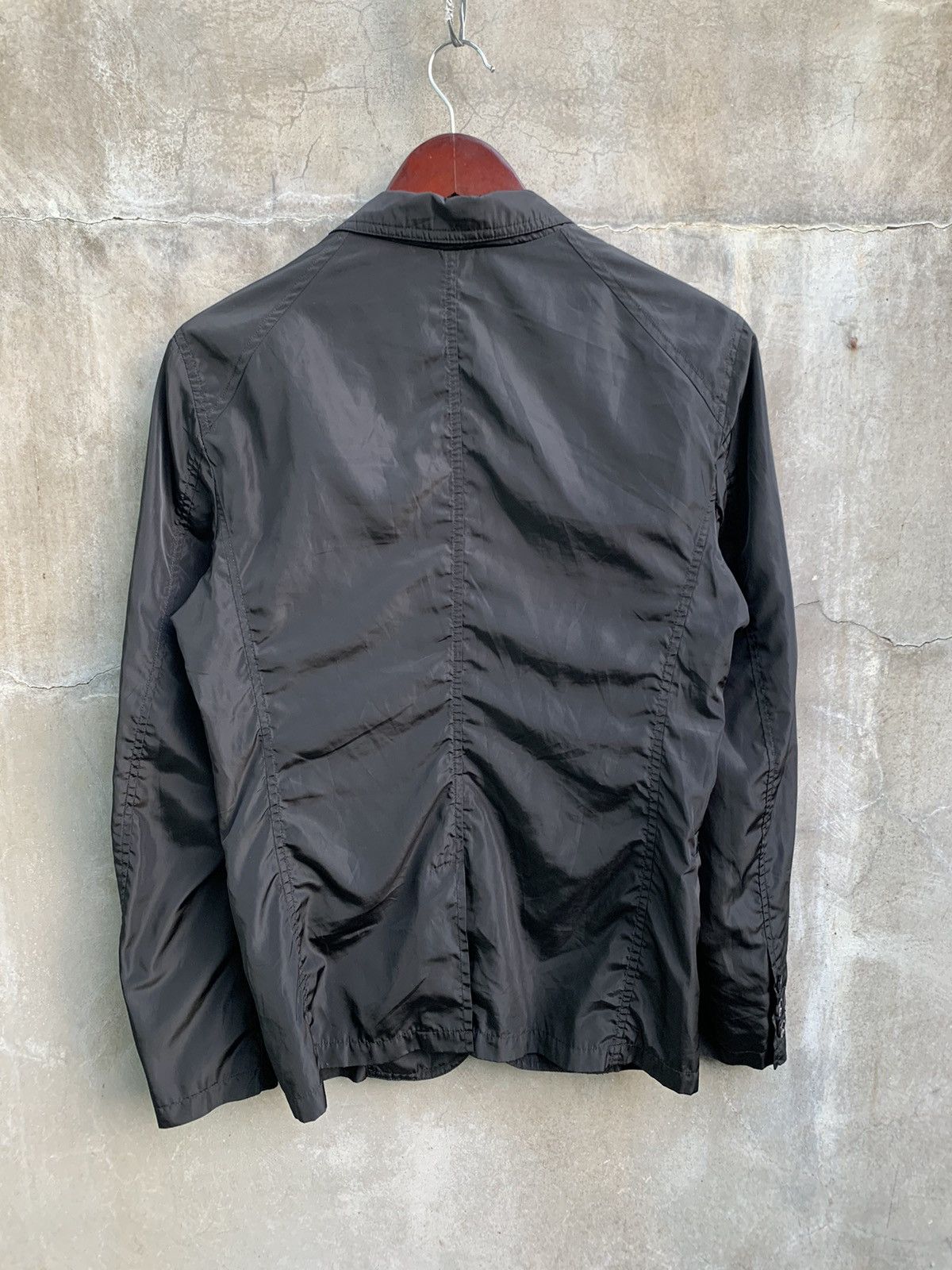 Prada Single Breasted Nylon Blazer Size 46R - 5 Thumbnail