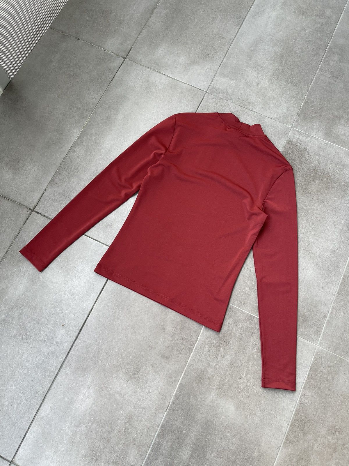 Han Kjobenhavn !DS! SS23 Han Kjobenhavn Logo Stretch Jersey Red Turtleneck Size US S / EU 44-46 / 1 - 17 Thumbnail