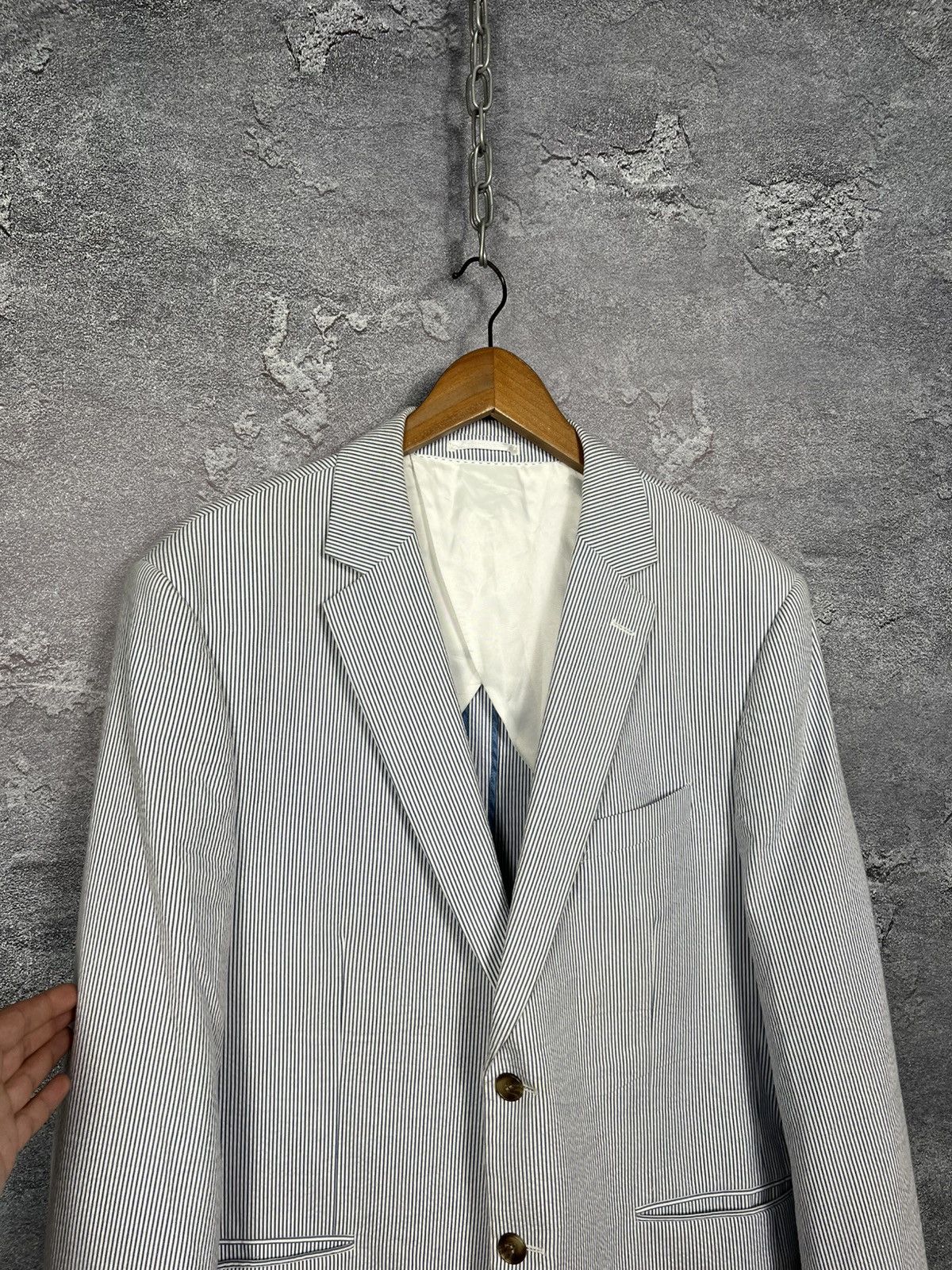 Other Vintage Gurteen Pure Cotton Classic Blazer Size 46R - 2 Thumbnail