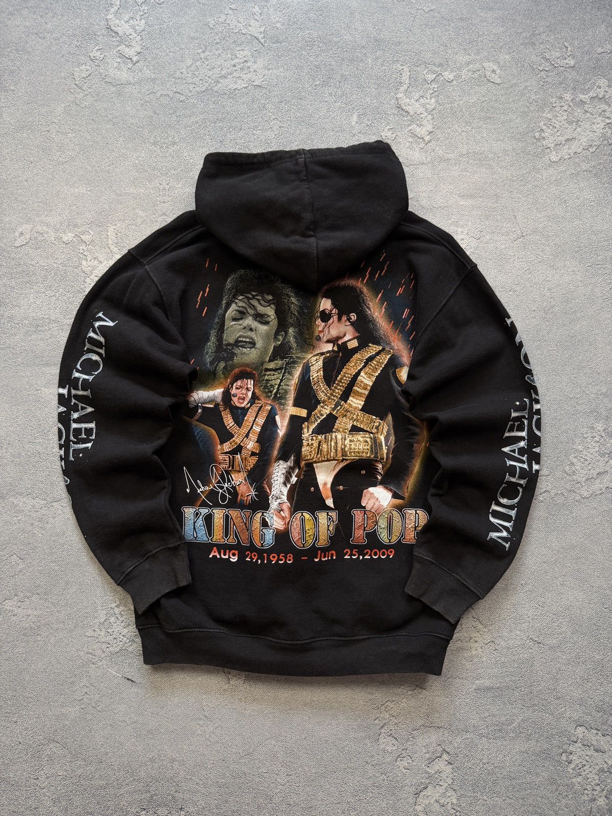 Band Tees Vintage Michael Jackson Overprint Zip Up Hoodie Size US M / EU 48-50 / 2 - 1 Thumbnail