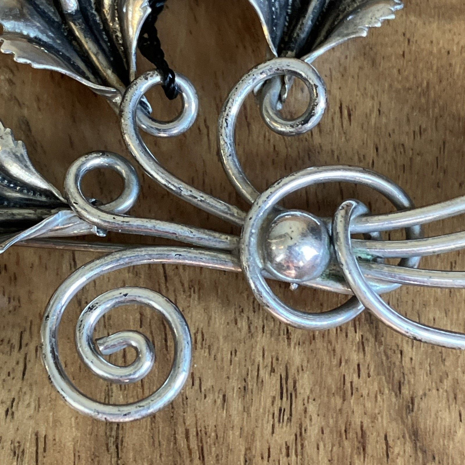 Other Vtg CORO CALLA LILY Floral Pin BROOCH 925 Sterling Silver Size ONE SIZE - 13 Thumbnail