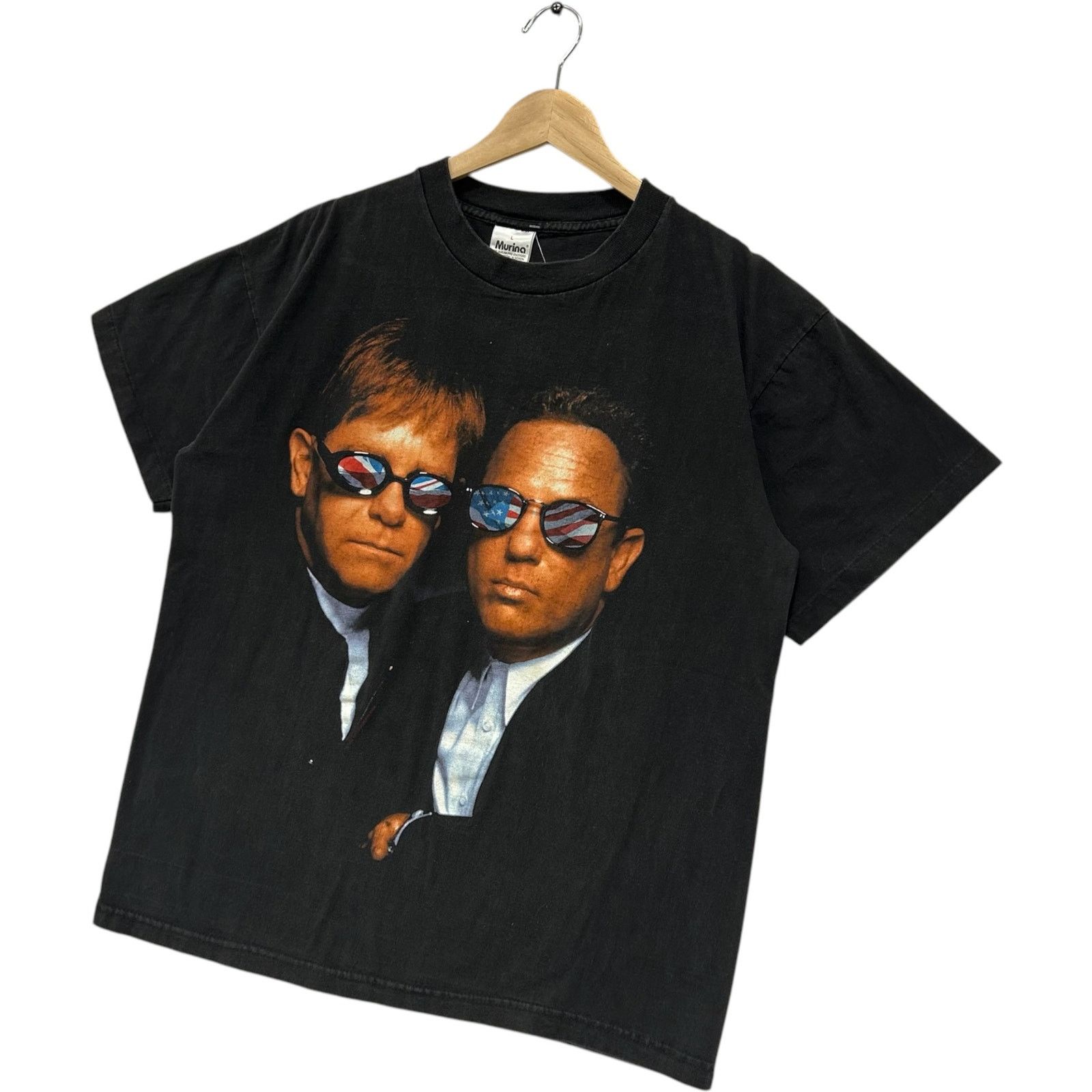 Vintage Vintage Billy Joel & Elton John Summer of '94 Tee Large Size US L / EU 52-54 / 3 - 3 Thumbnail