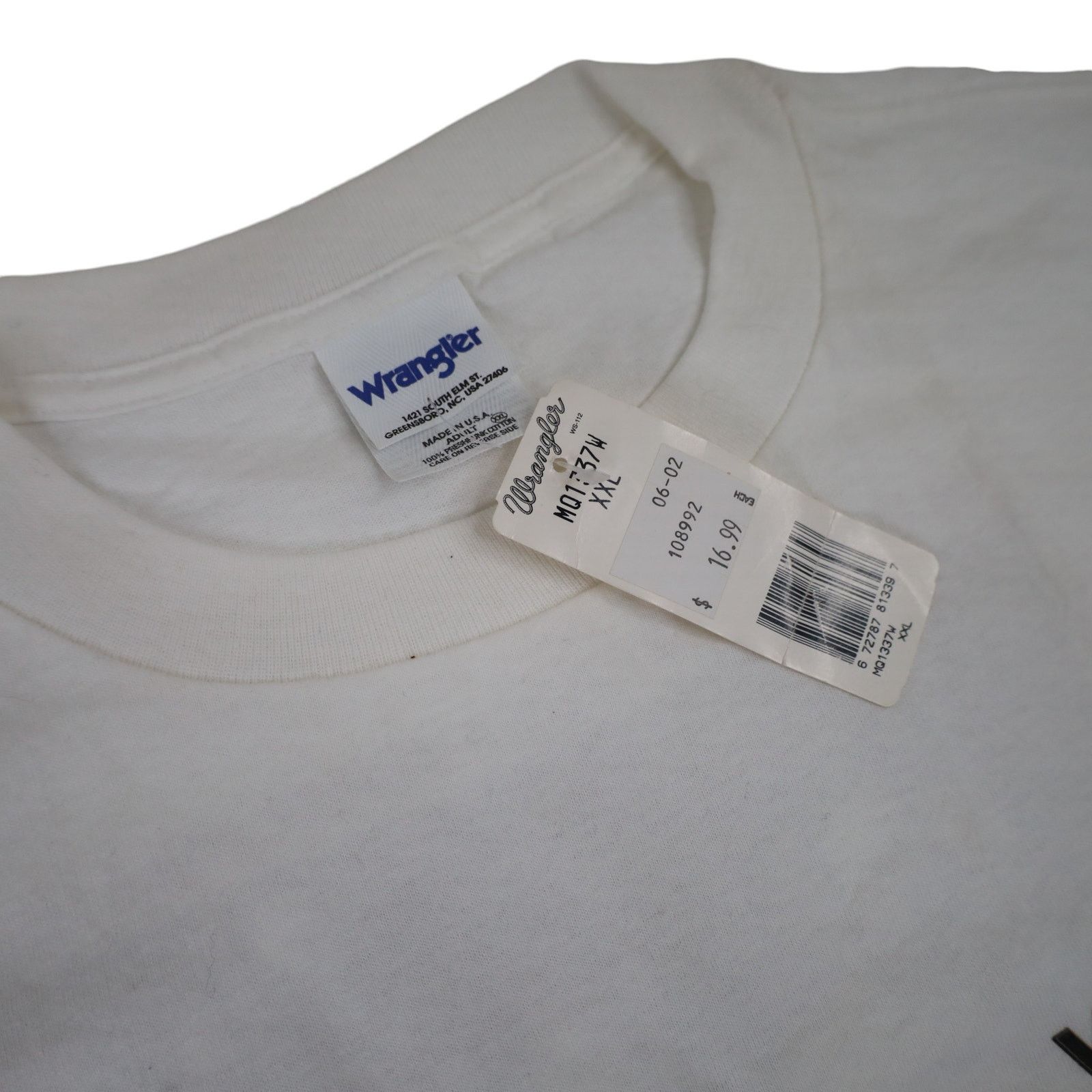 Vintage × Wrangler Vintage NWT Wrangler Rodeo Graphic T Shirt Size US XXL / EU 58 / 5 - 7 Thumbnail