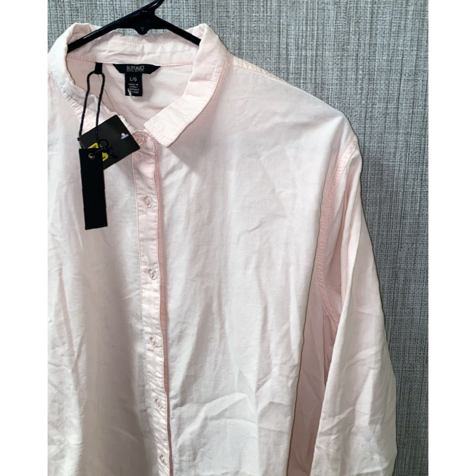 Buffalo David Bitton Buffalo David Bitton Shirt Womens Pink Corduroy Long Sleeve Button Front Size L Size L / US 10 / IT 46 - 2 Thumbnail