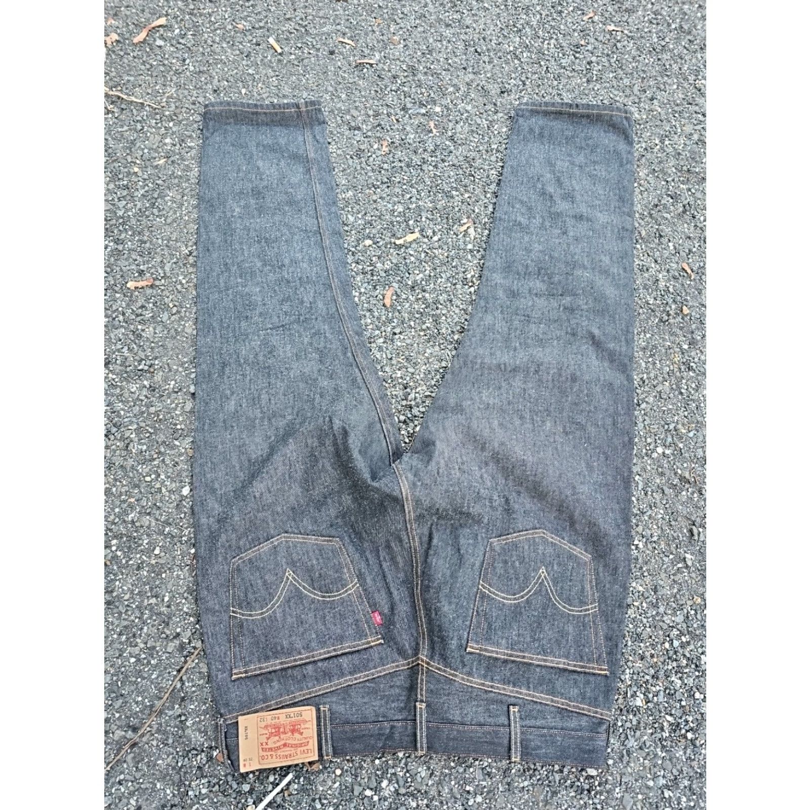 Levi's VTG Levi's 501 XX Jeans Size 40x32 Black Wash Denim Button Fly Regular Straight Mens 80s 90s US Vintage Deadstock Size US 40 / EU 56 - 2 Thumbnail