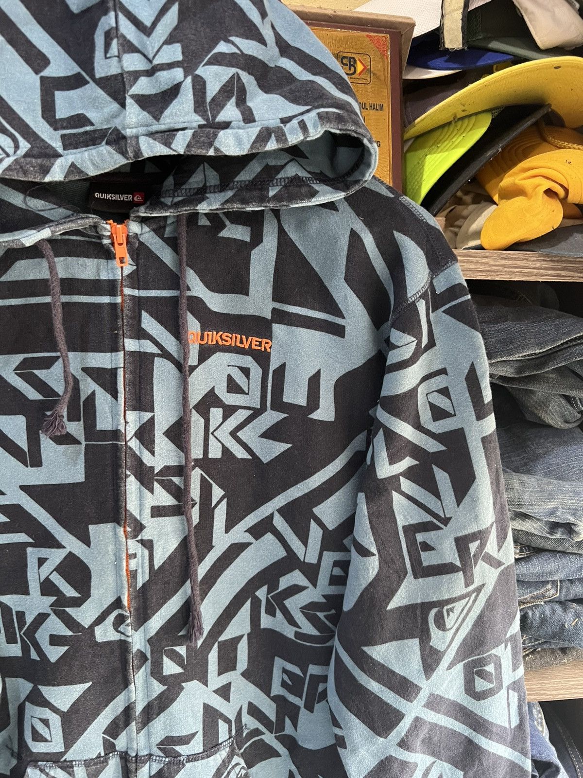 Quiksilver 🔥Quiksilver Fullprinted Zipper Hoodie Size US M / EU 48-50 / 2 - 5 Thumbnail
